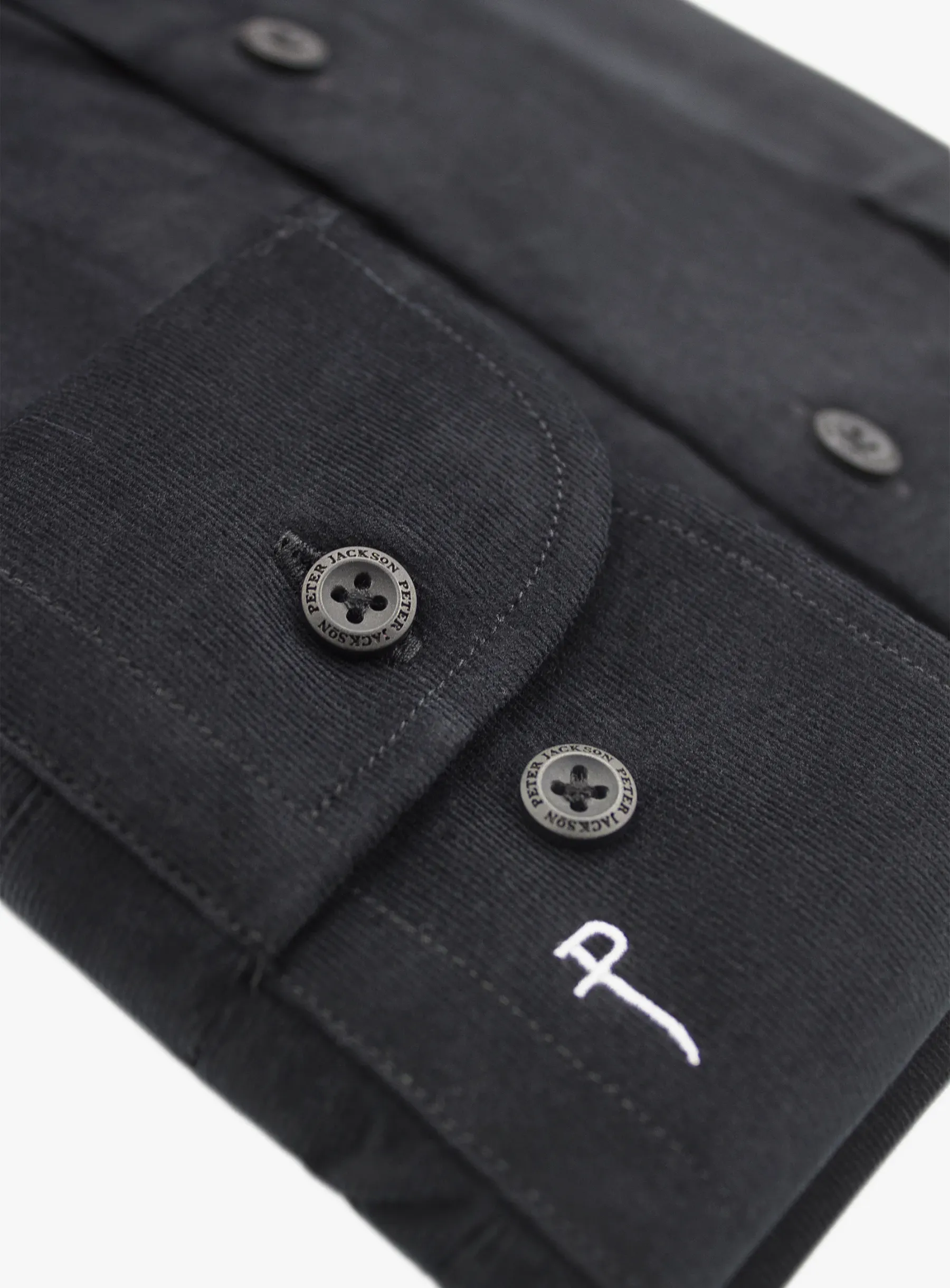 Piercarlo BabyCord Black Shirt