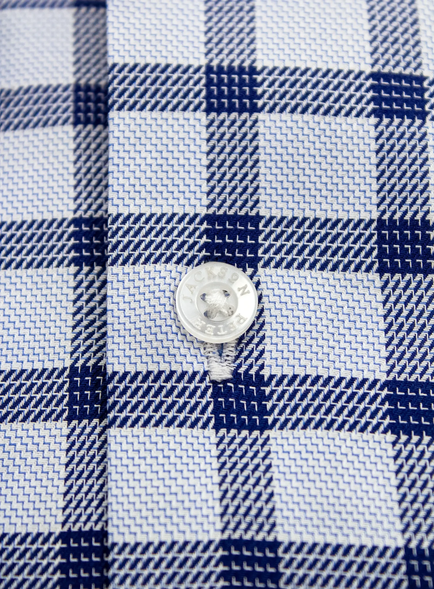 Milan Navy/Sky Check Shirt
