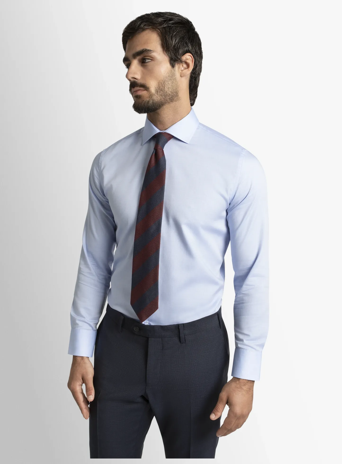 Milan Sky Pindot Shirt