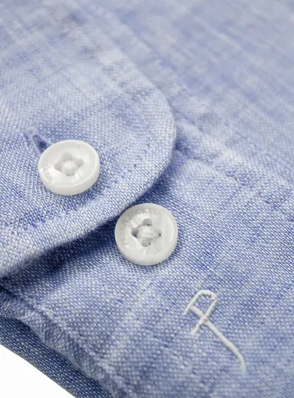 Verano Blue Washed Linen Shirt