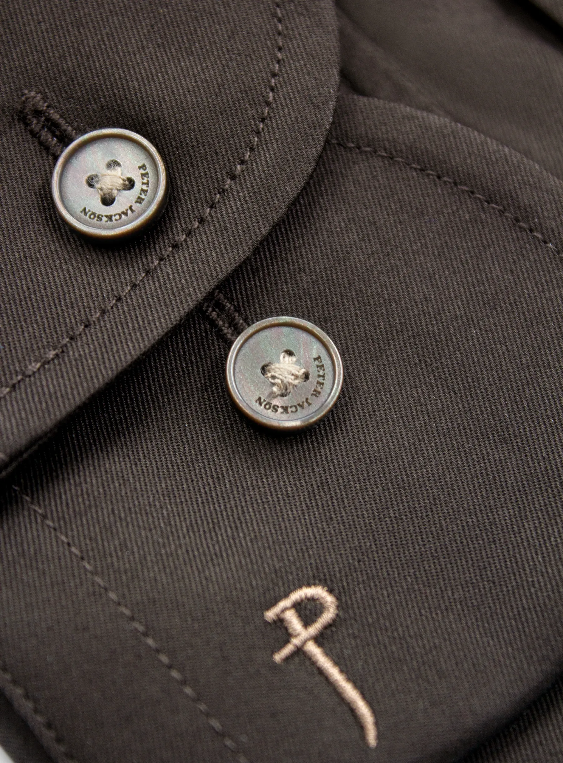 Rivioli Brown Slim Fit Shirt