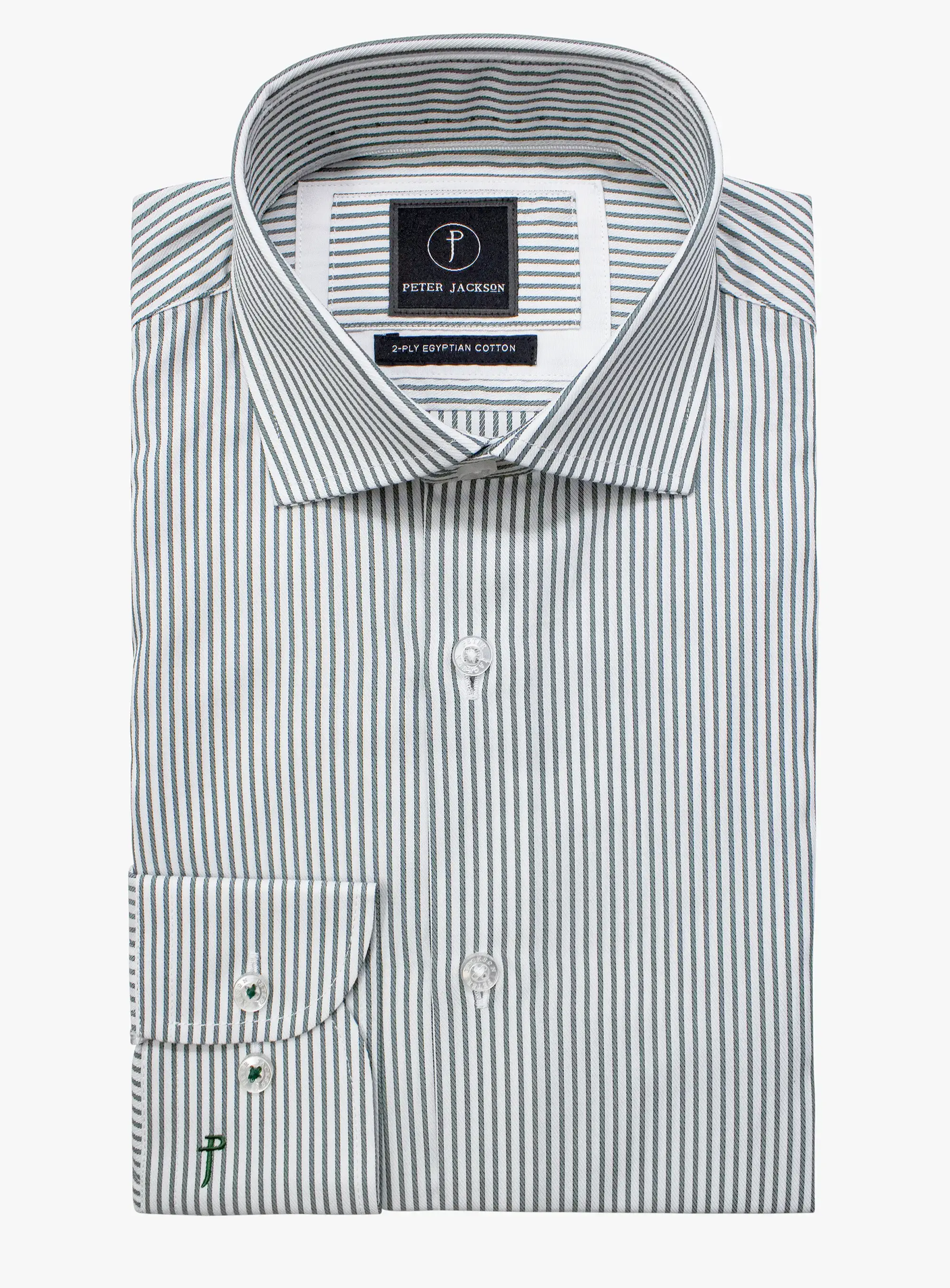Milan Green Stripe Shirt