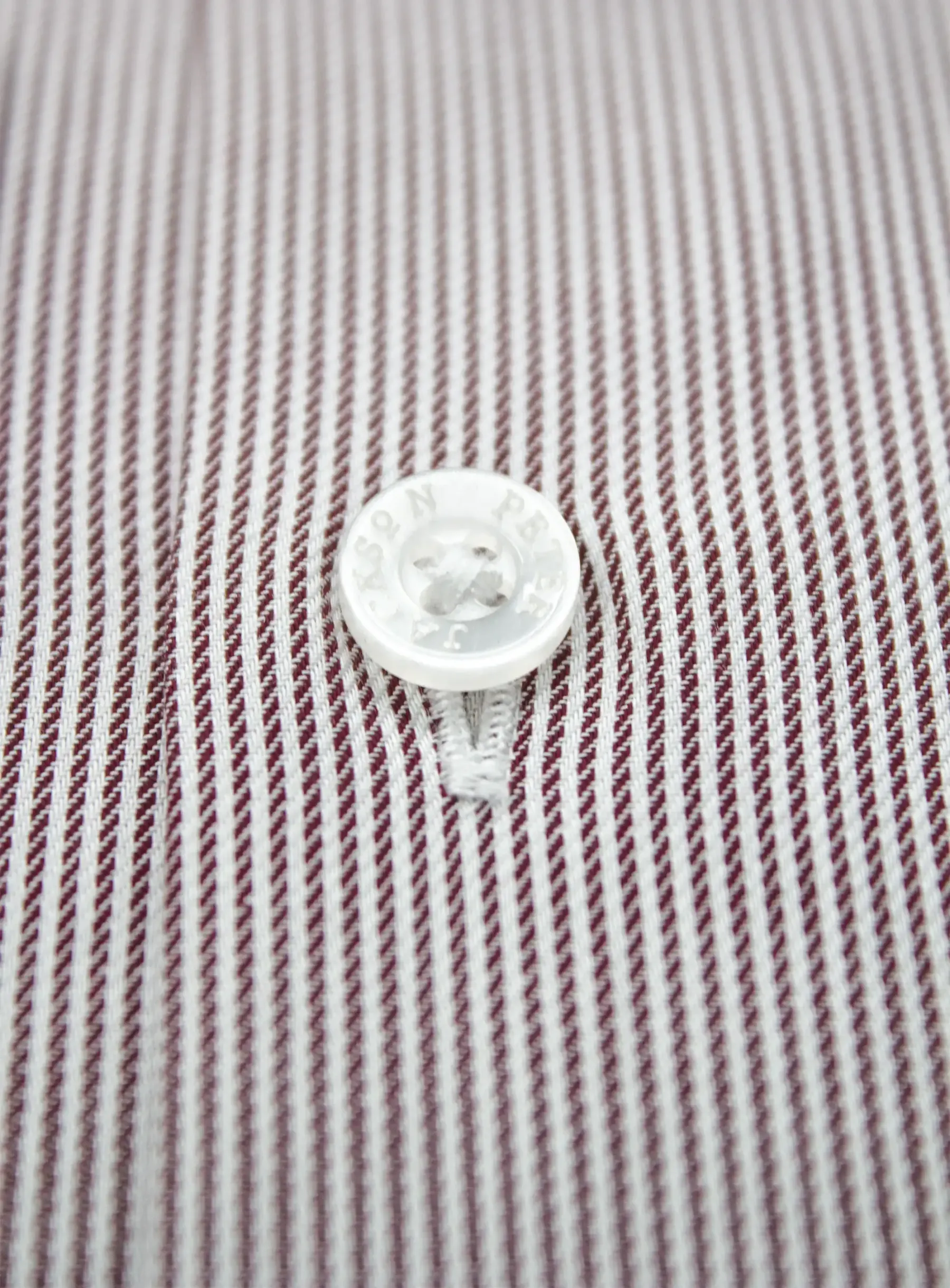 Milan Mulberry Chalk Stripe Shirt