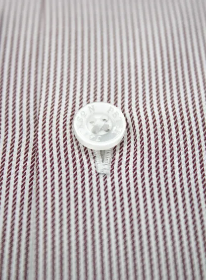 Milan Mulberry Chalk Stripe Shirt