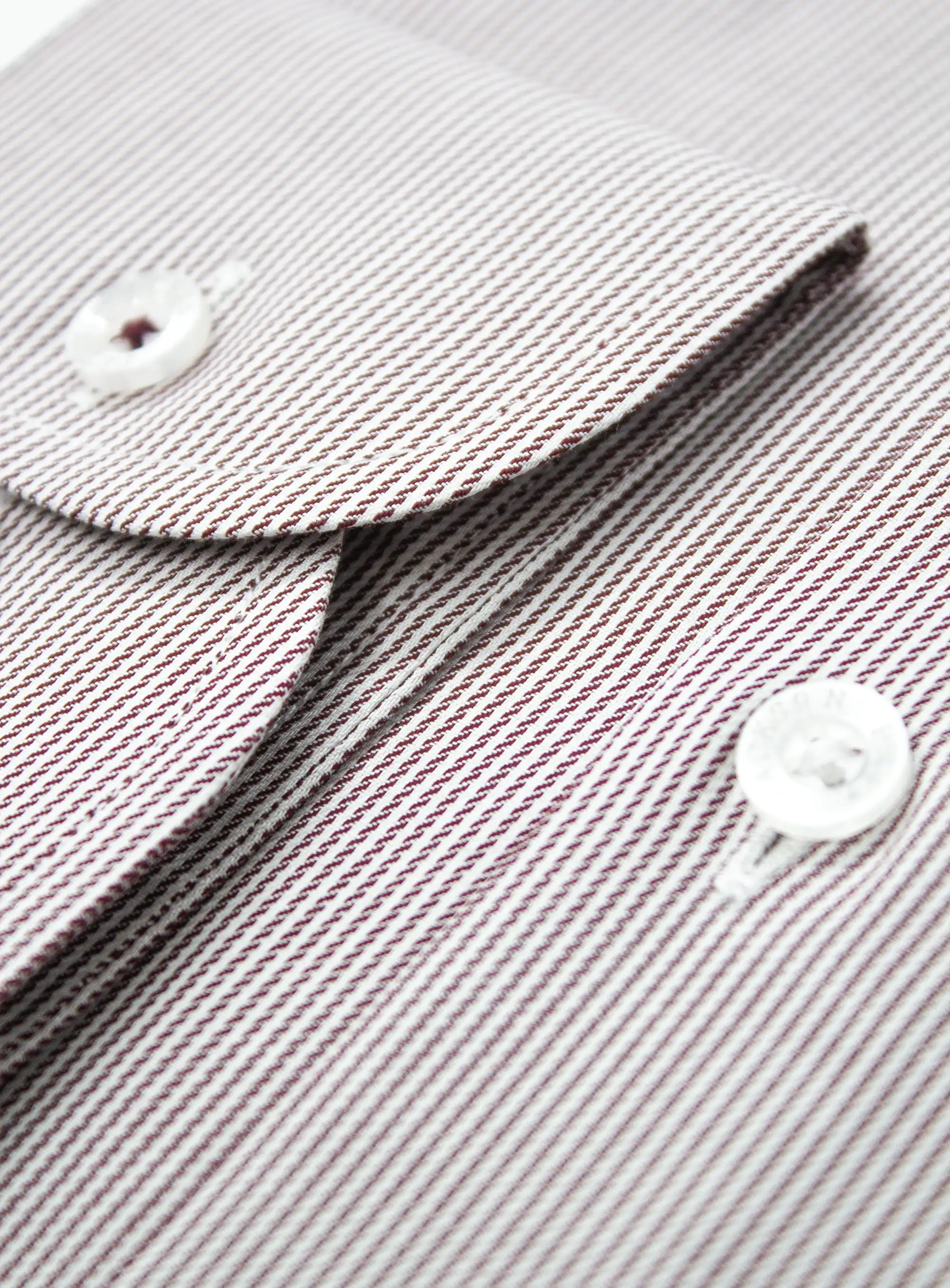 Milan Mulberry Chalk Stripe Shirt