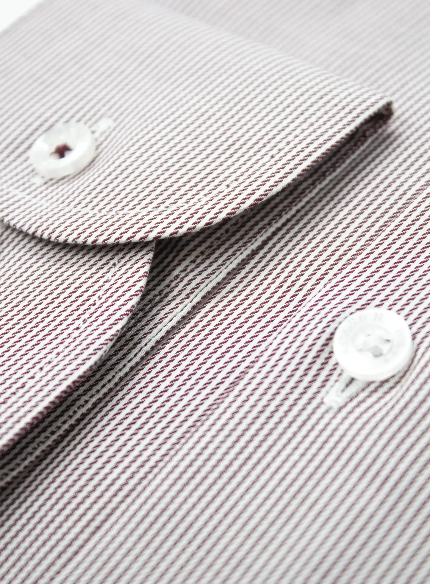 Milan Mulberry Chalk Stripe Shirt