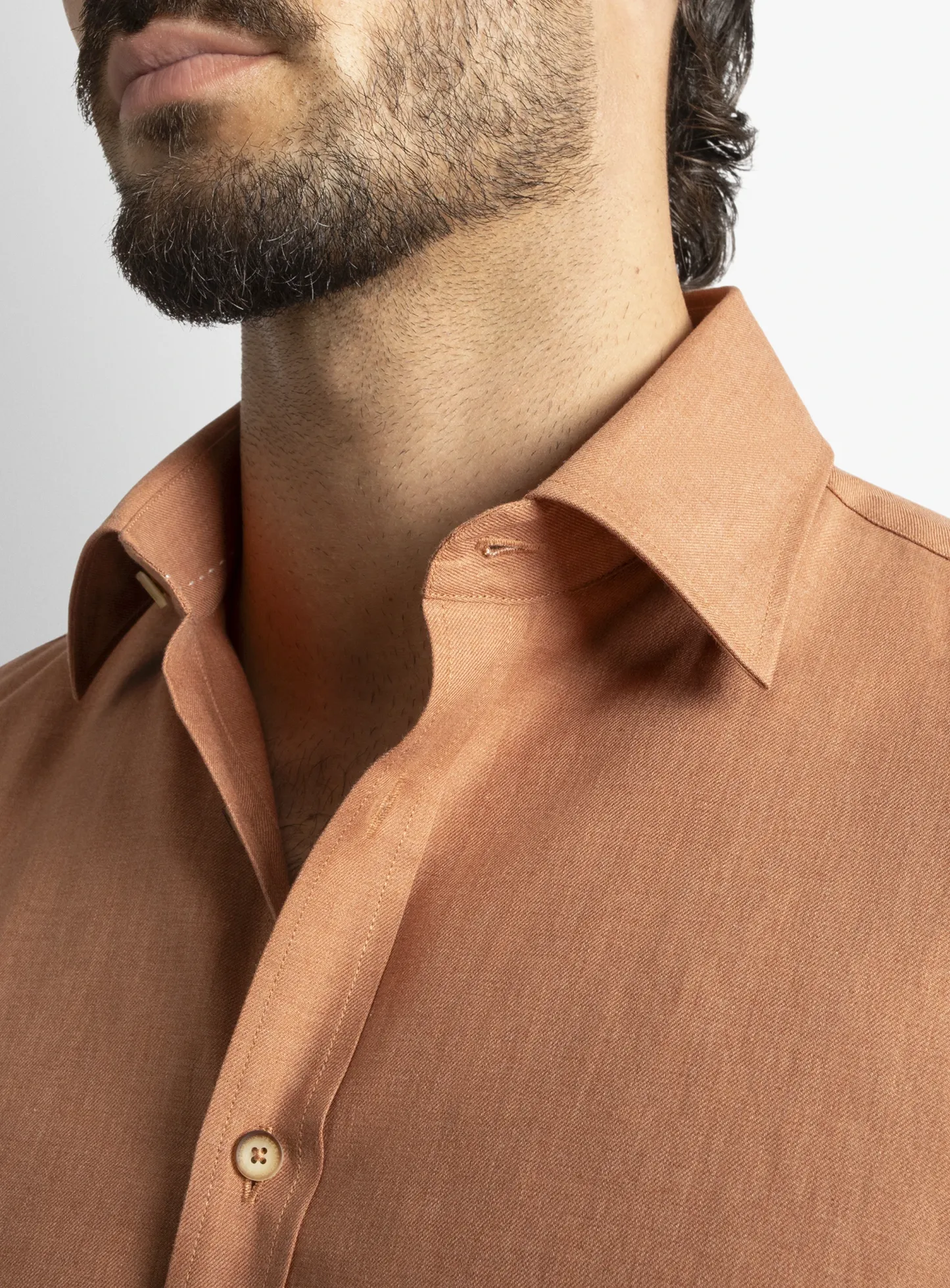 Piero Slim-Fit Orange Shirt