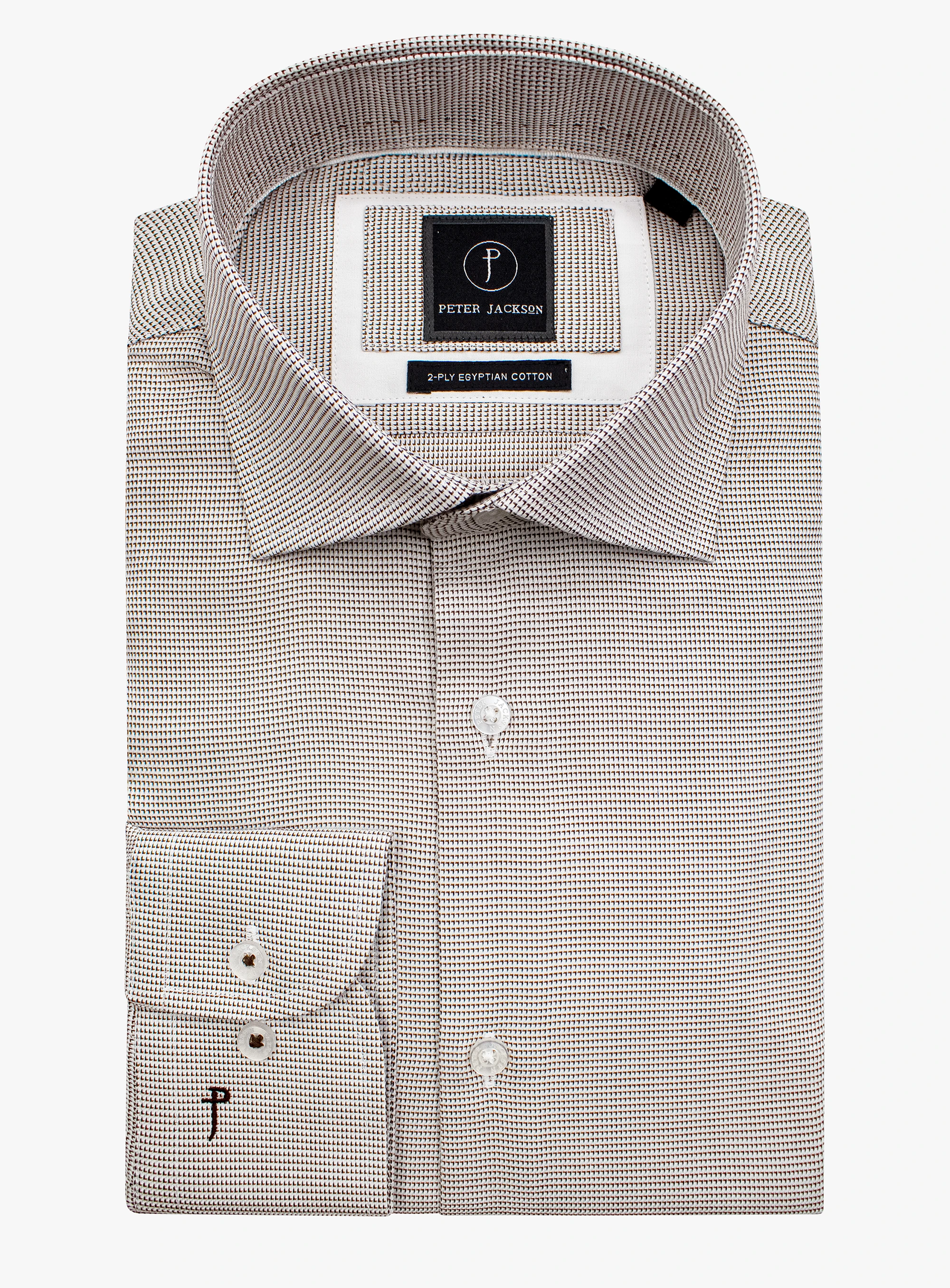Milan Chocolate Weave Shirt