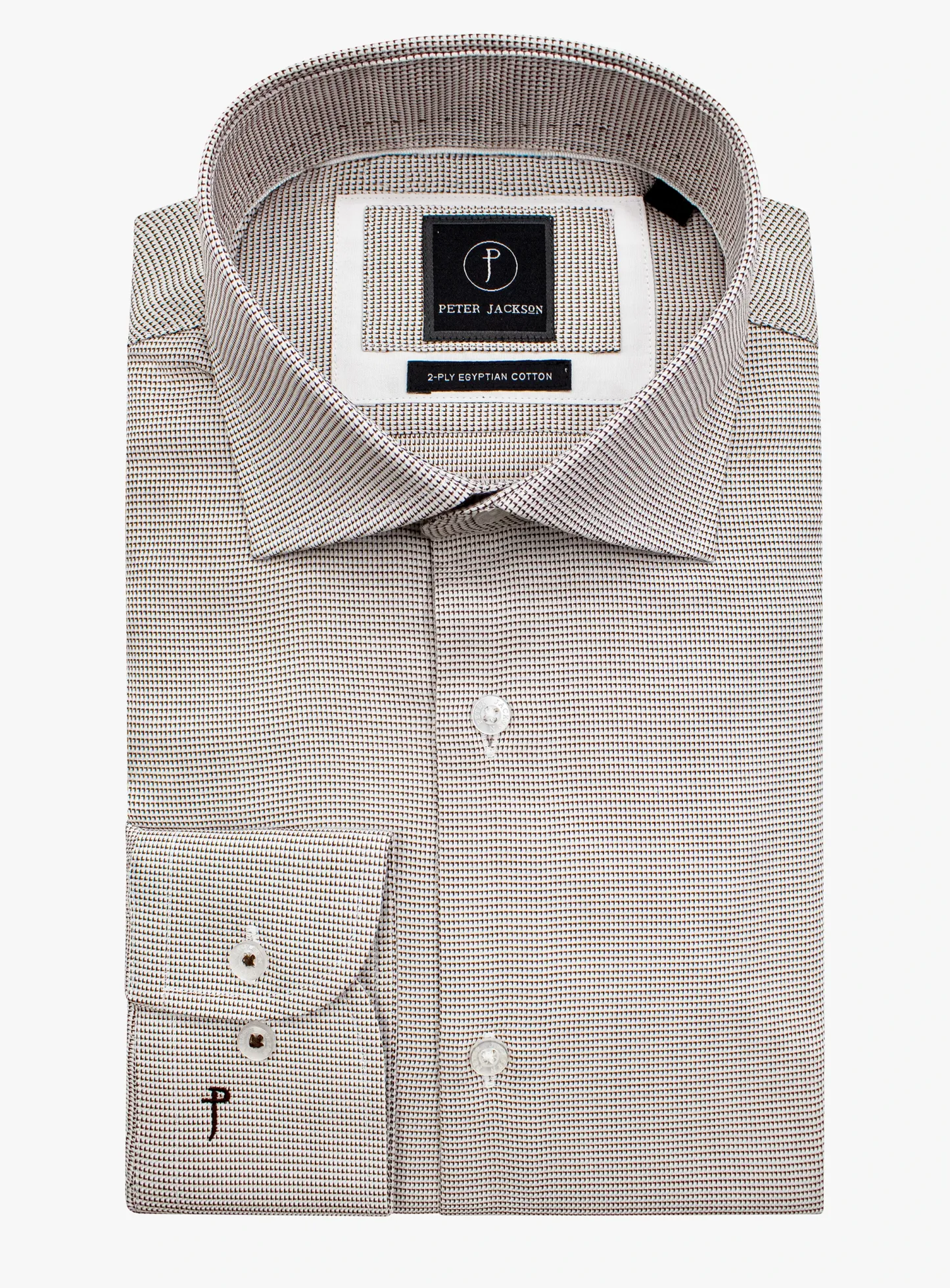 Milan Chocolate Weave Shirt