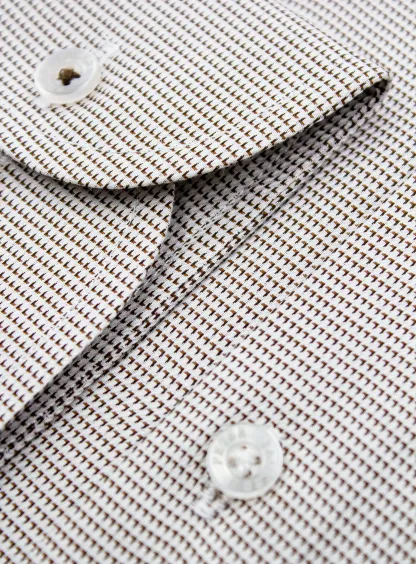 Milan Chocolate Weave Shirt