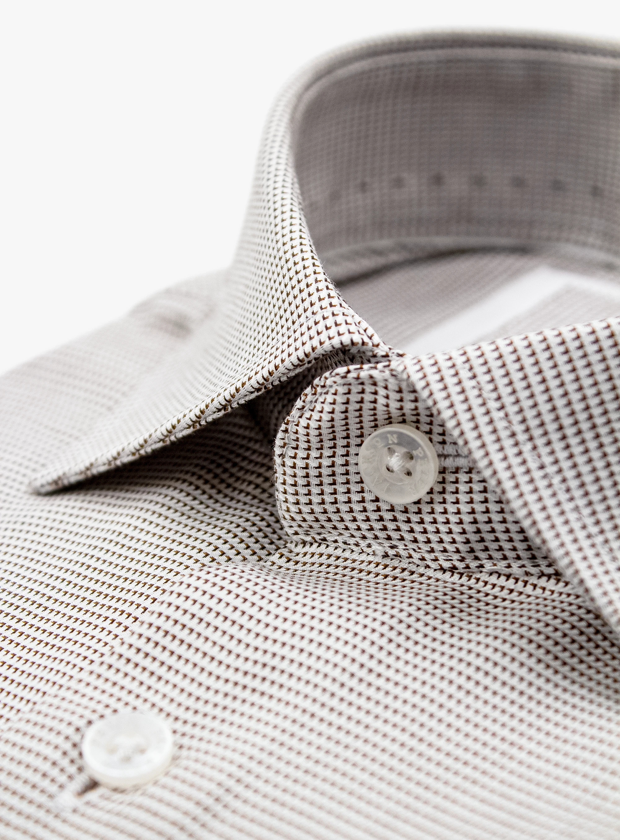Milan Chocolate Weave Shirt