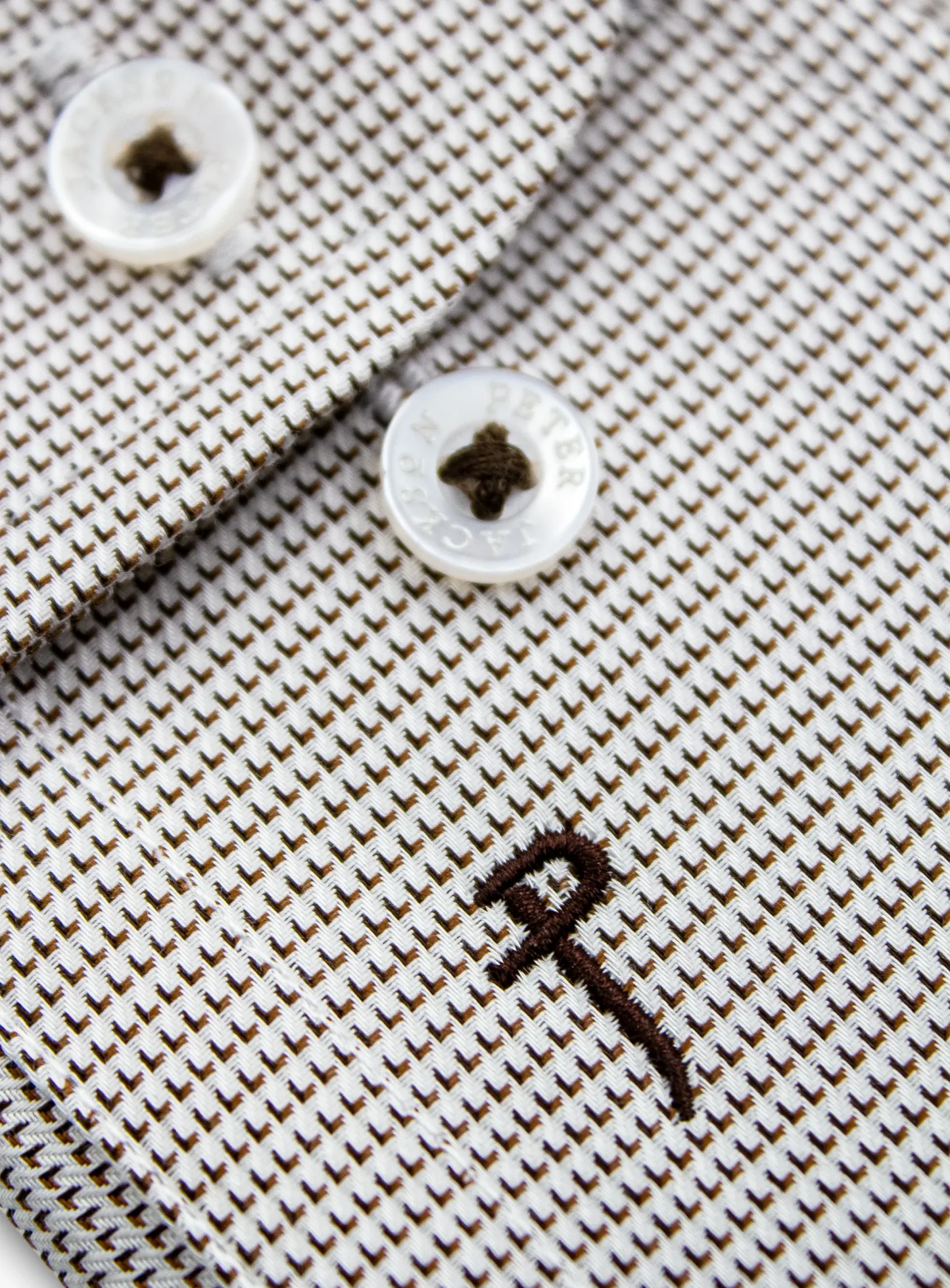 Milan Chocolate Weave Shirt