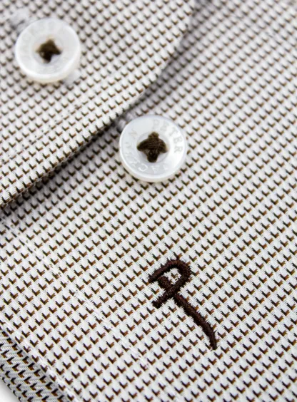 Milan Chocolate Weave Shirt