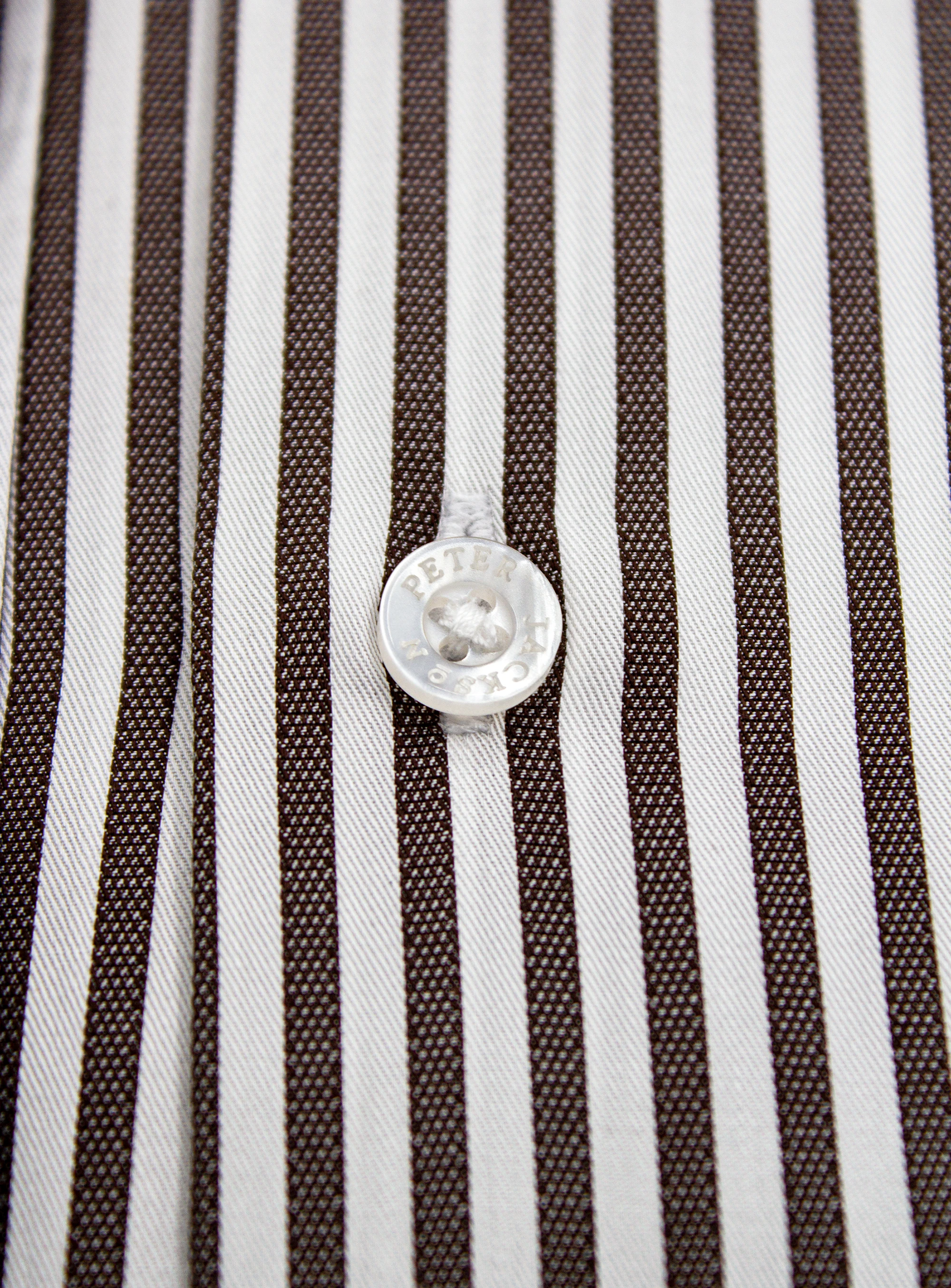 Florence Chocolate Stripe Shirt