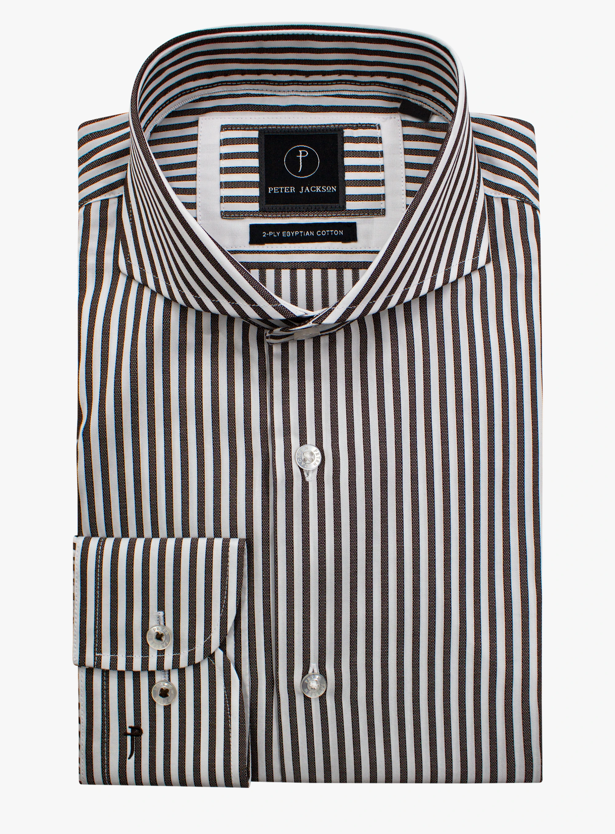 Florence Chocolate Stripe Shirt