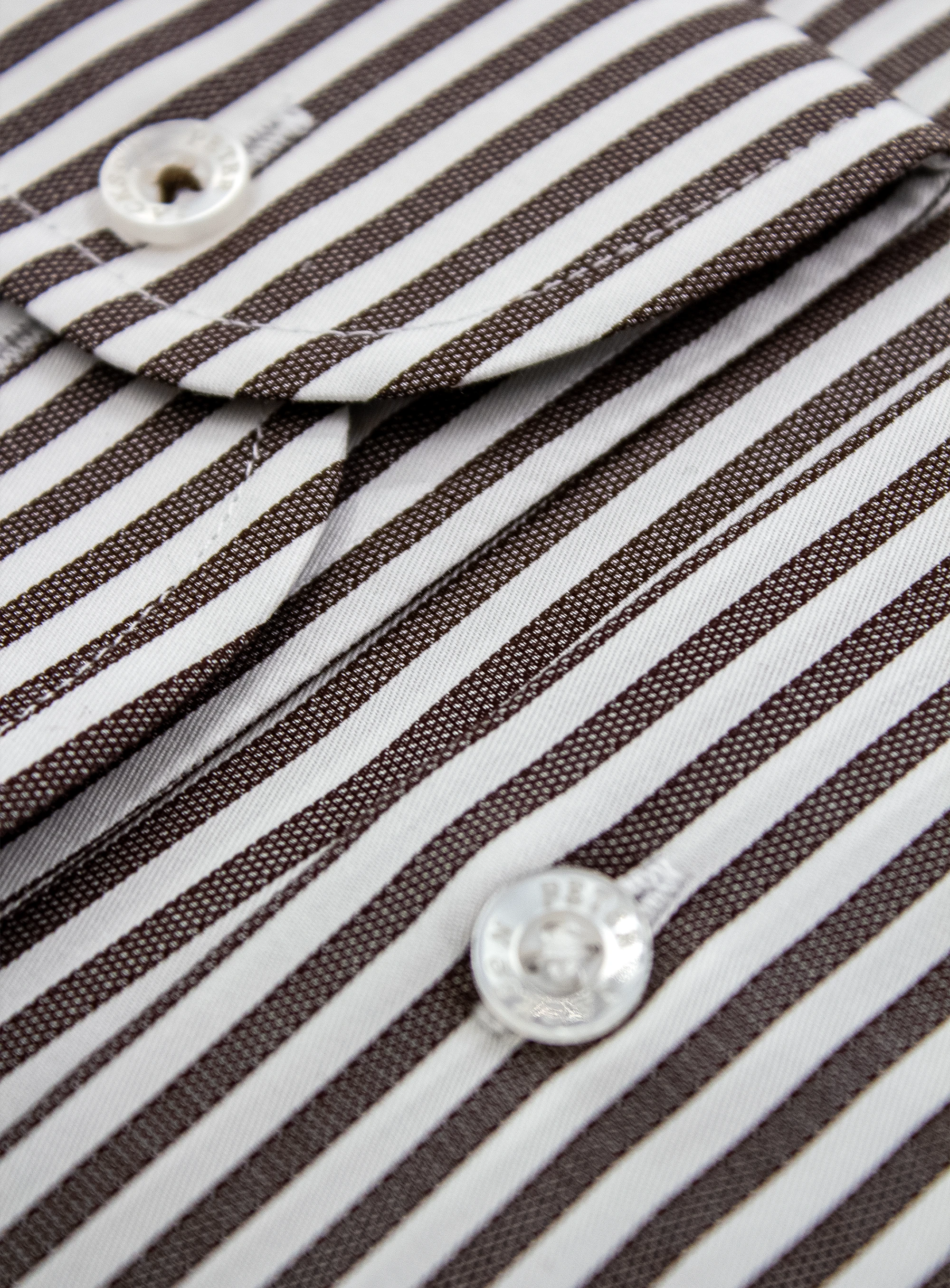 Florence Chocolate Stripe Shirt