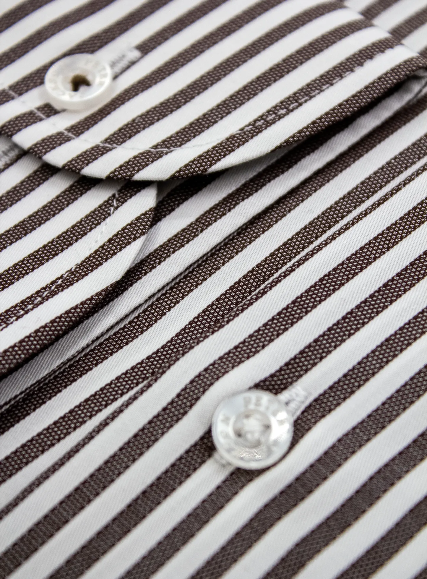 Florence Chocolate Stripe Shirt