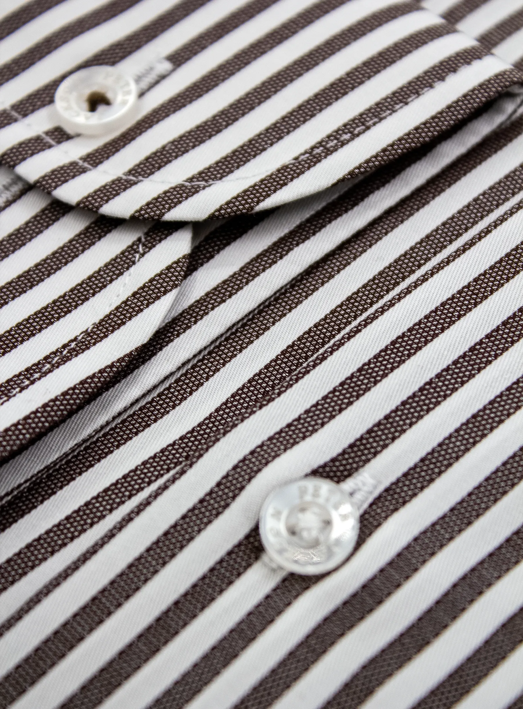 Florence Chocolate Stripe Shirt