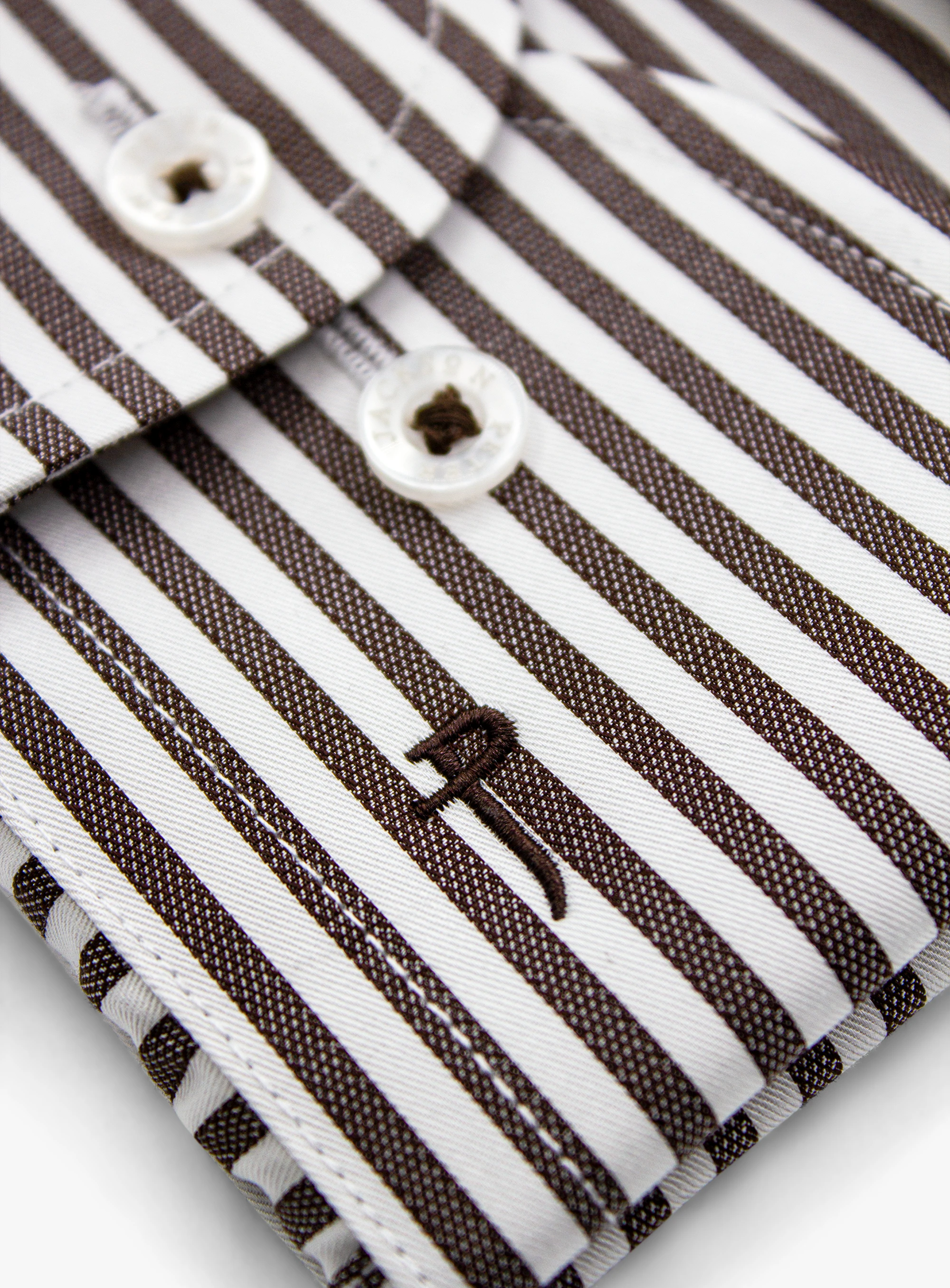 Florence Chocolate Stripe Shirt