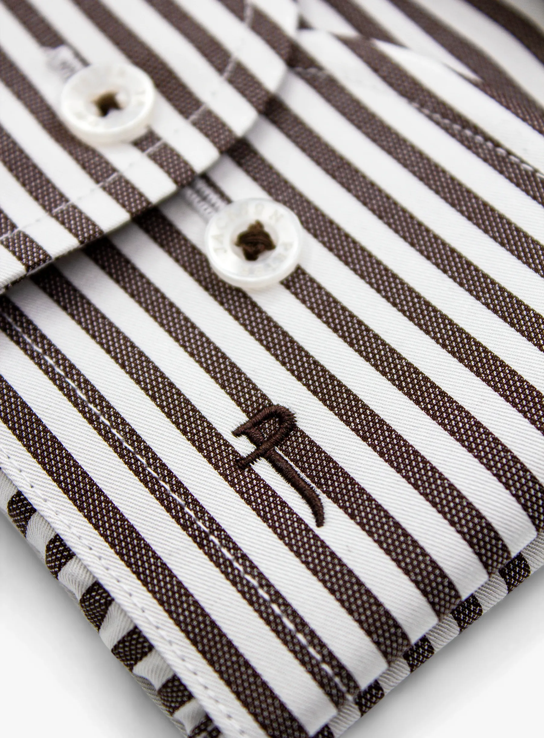 Florence Chocolate Stripe Shirt