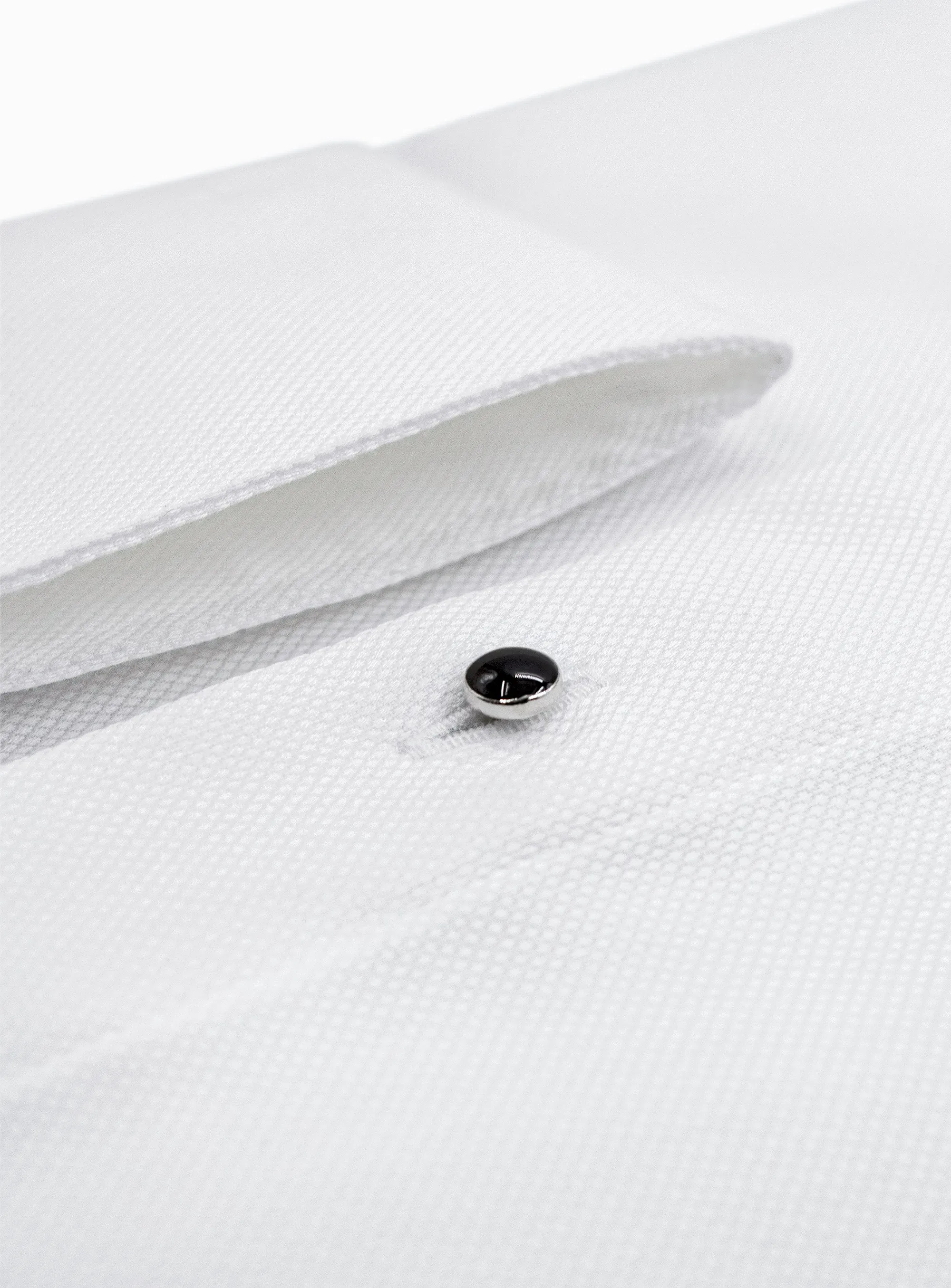 Naples Textured Dinner White Shirt