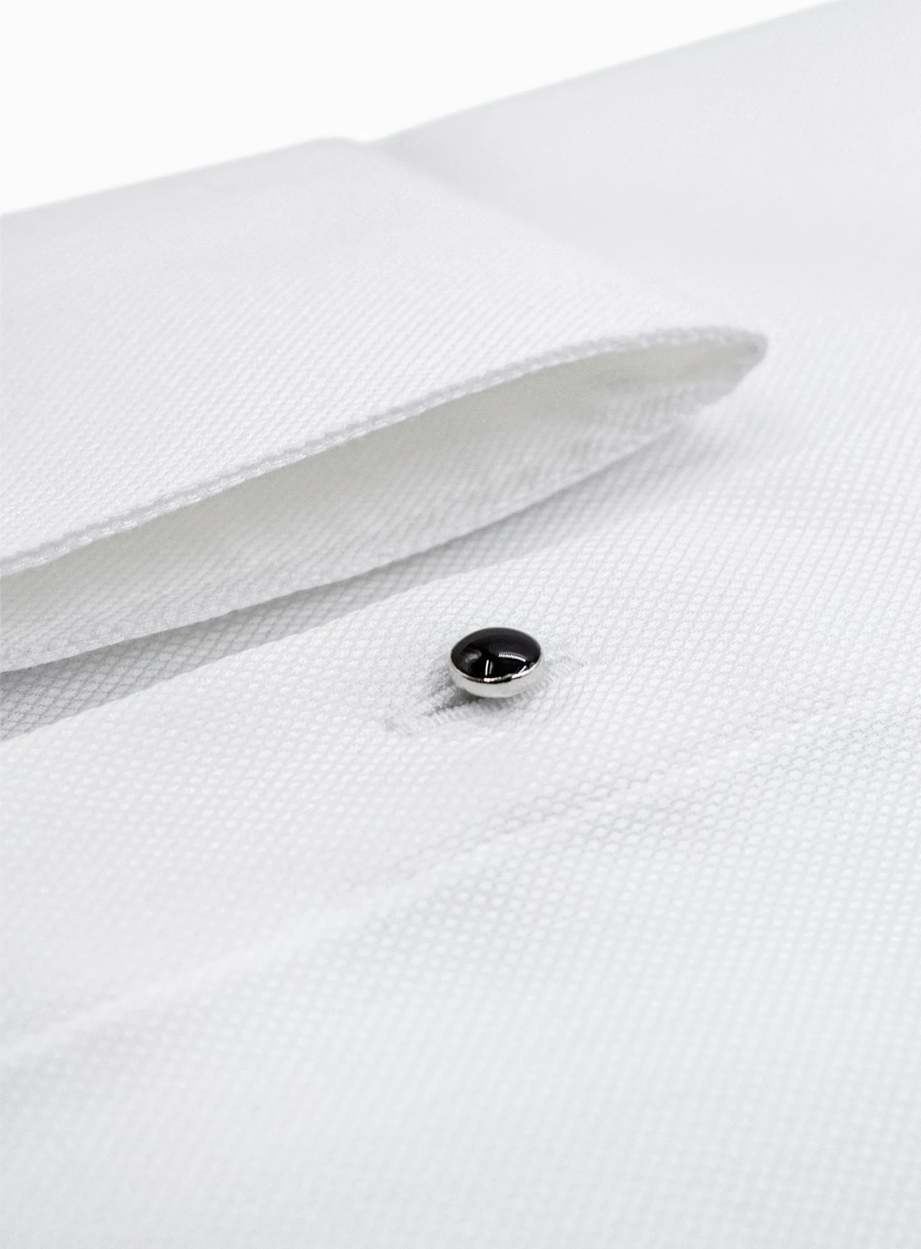 Naples Textured Dinner White Shirt