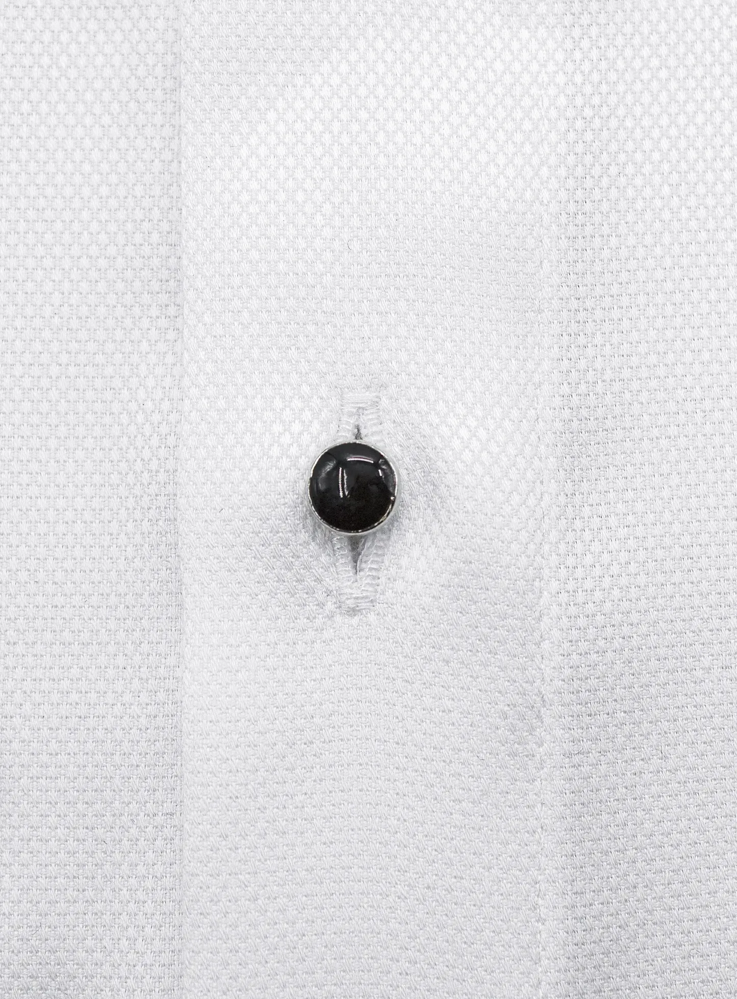 Naples Textured Dinner White Shirt