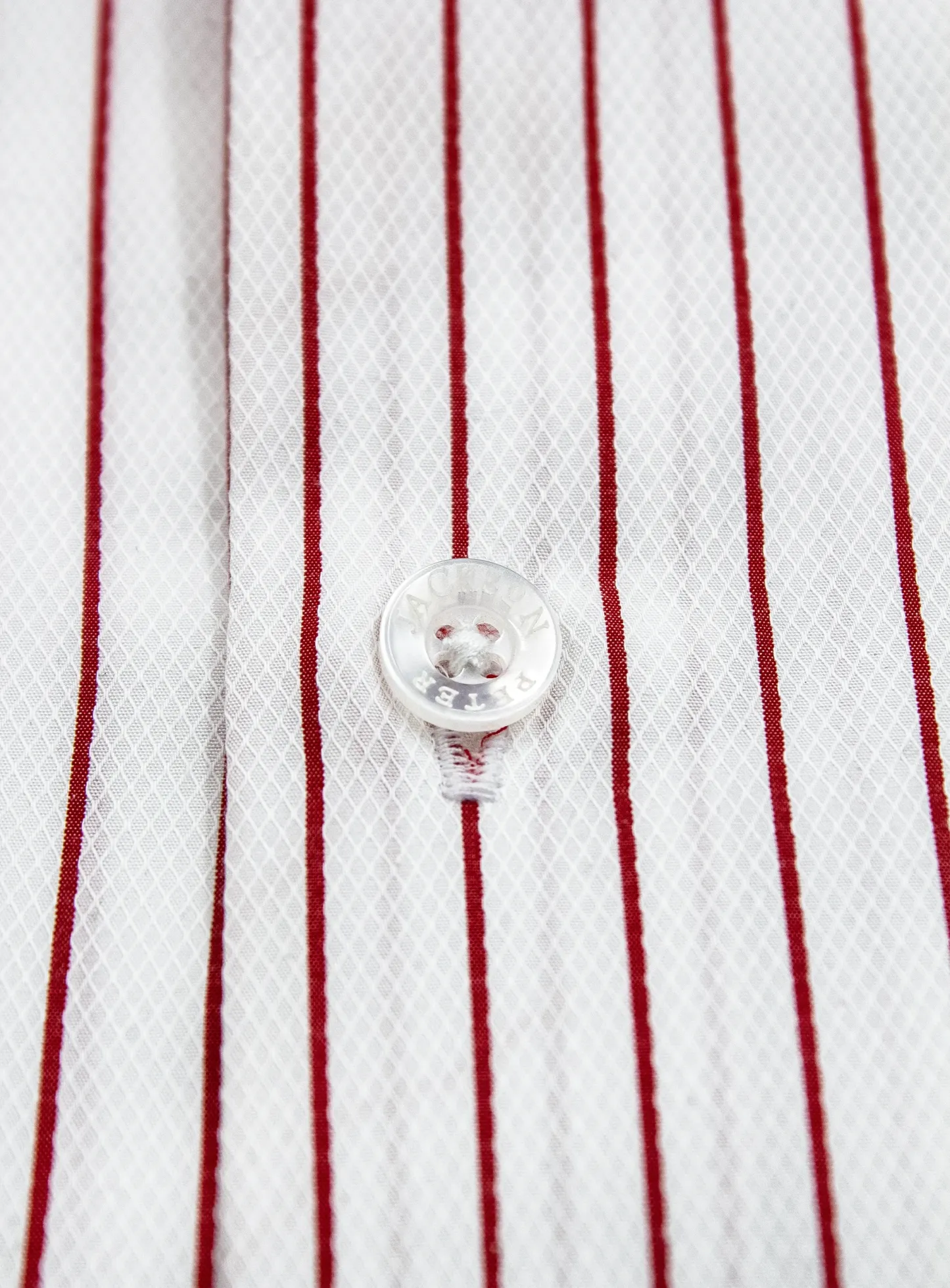 Red Pinstripe Business Shirt