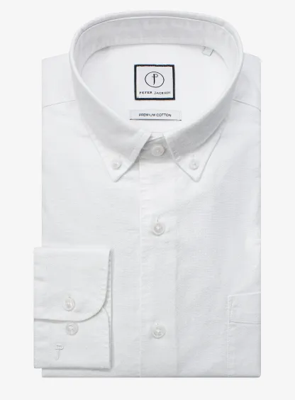 Merano White Oxford Shirt