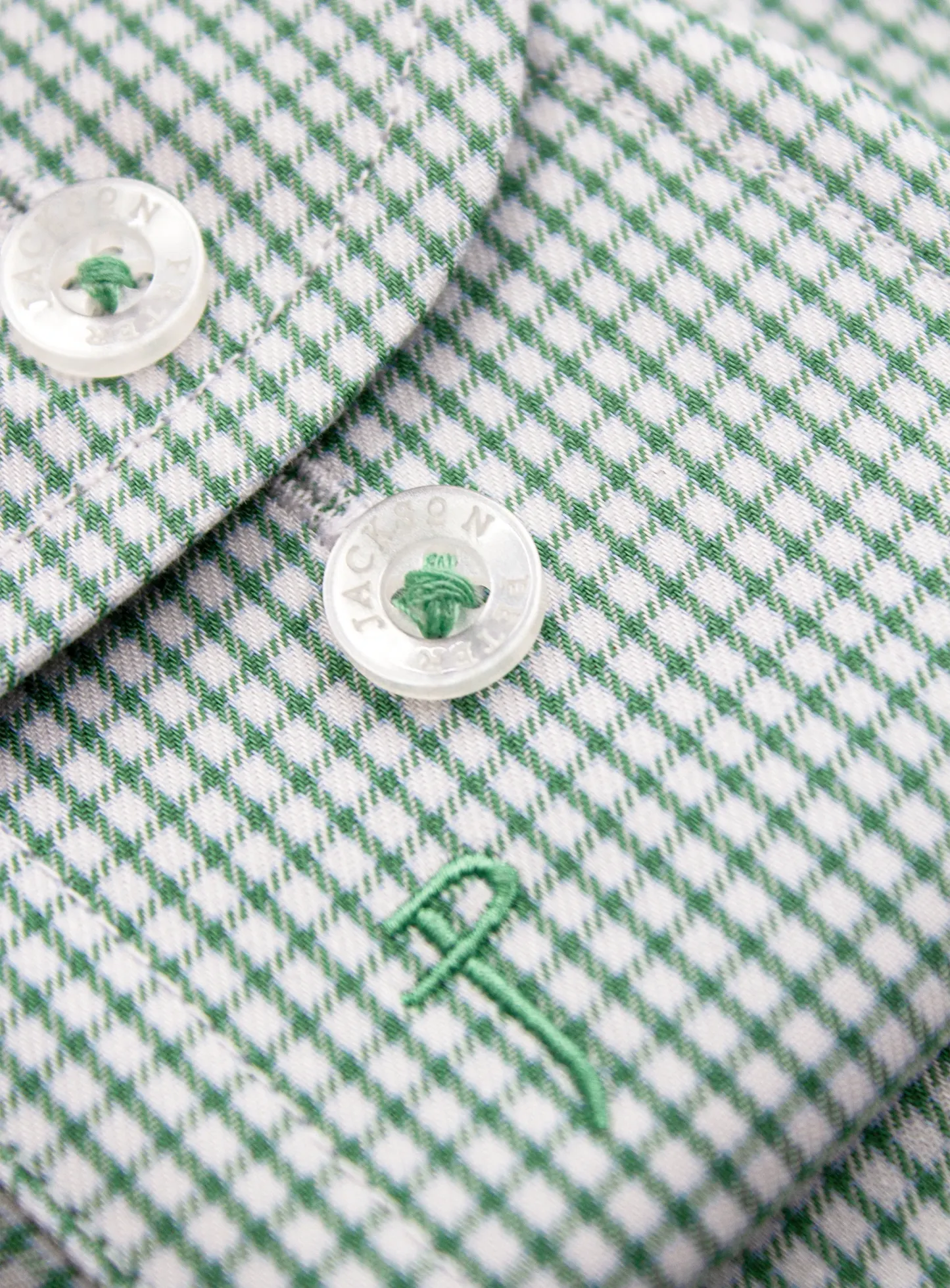Milan Green Micro Check Shirt