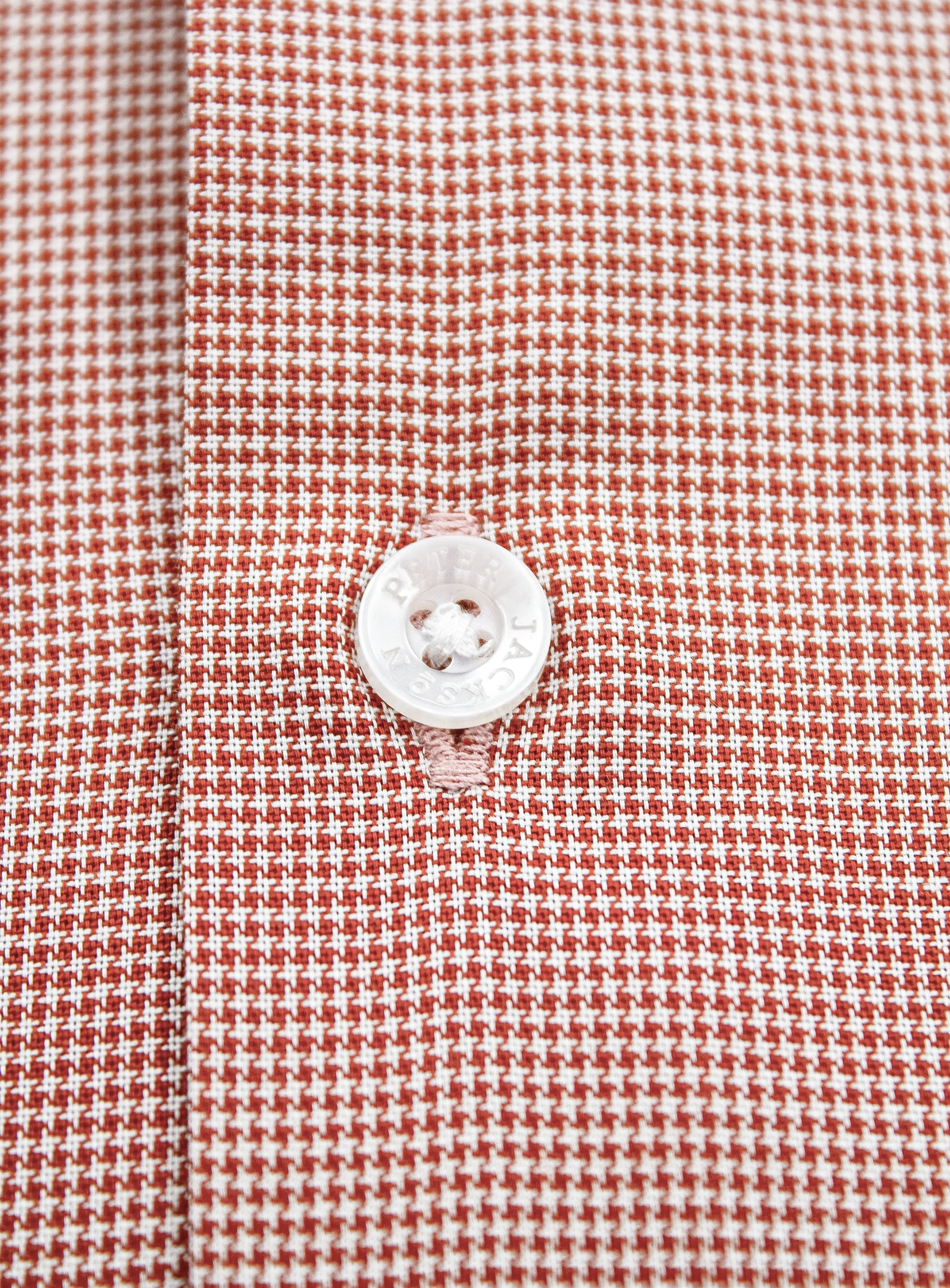 Milan Orange Puppytooth Shirt