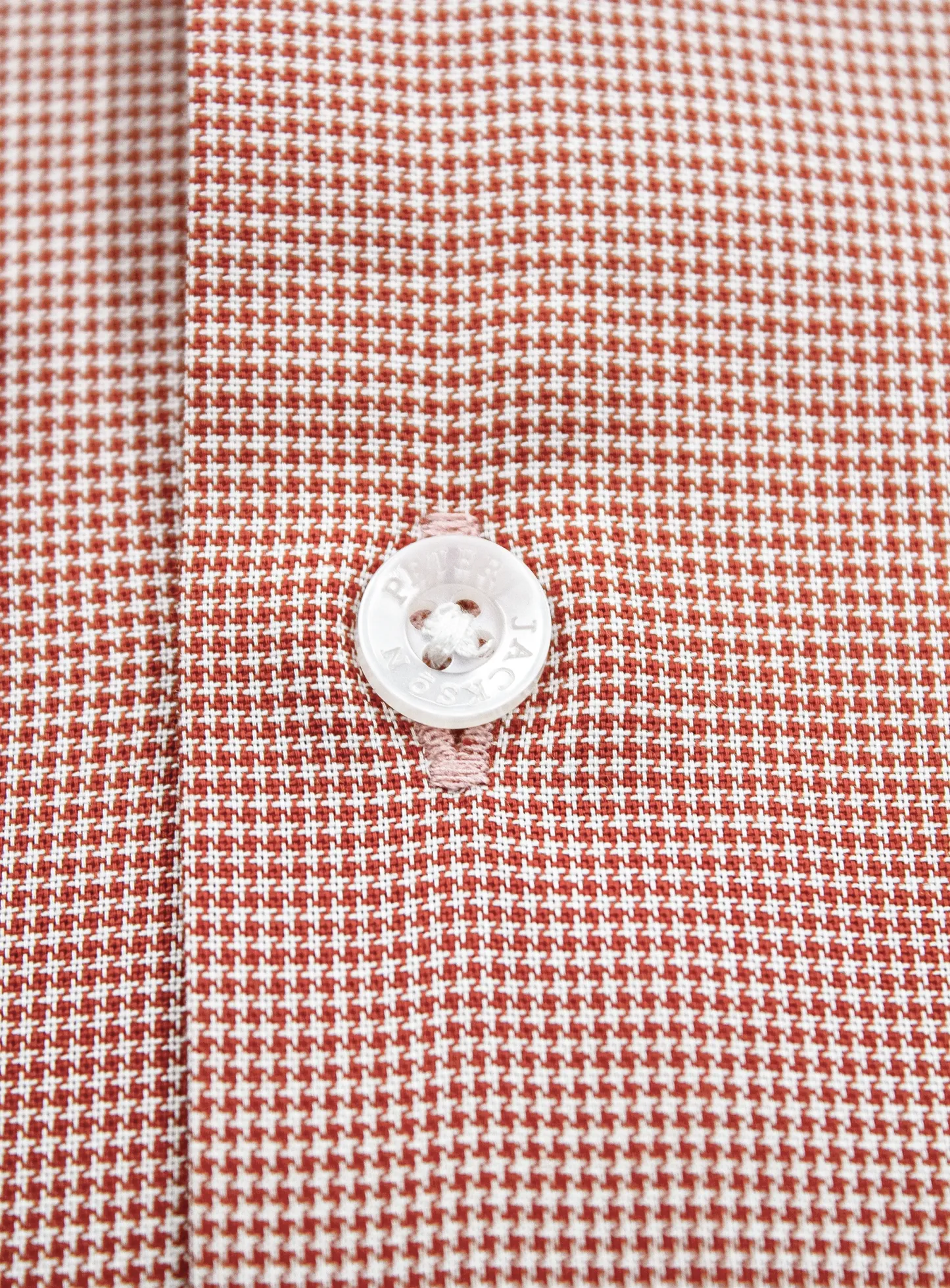 Milan Orange Puppytooth Shirt