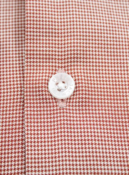 Milan Orange Puppytooth Shirt