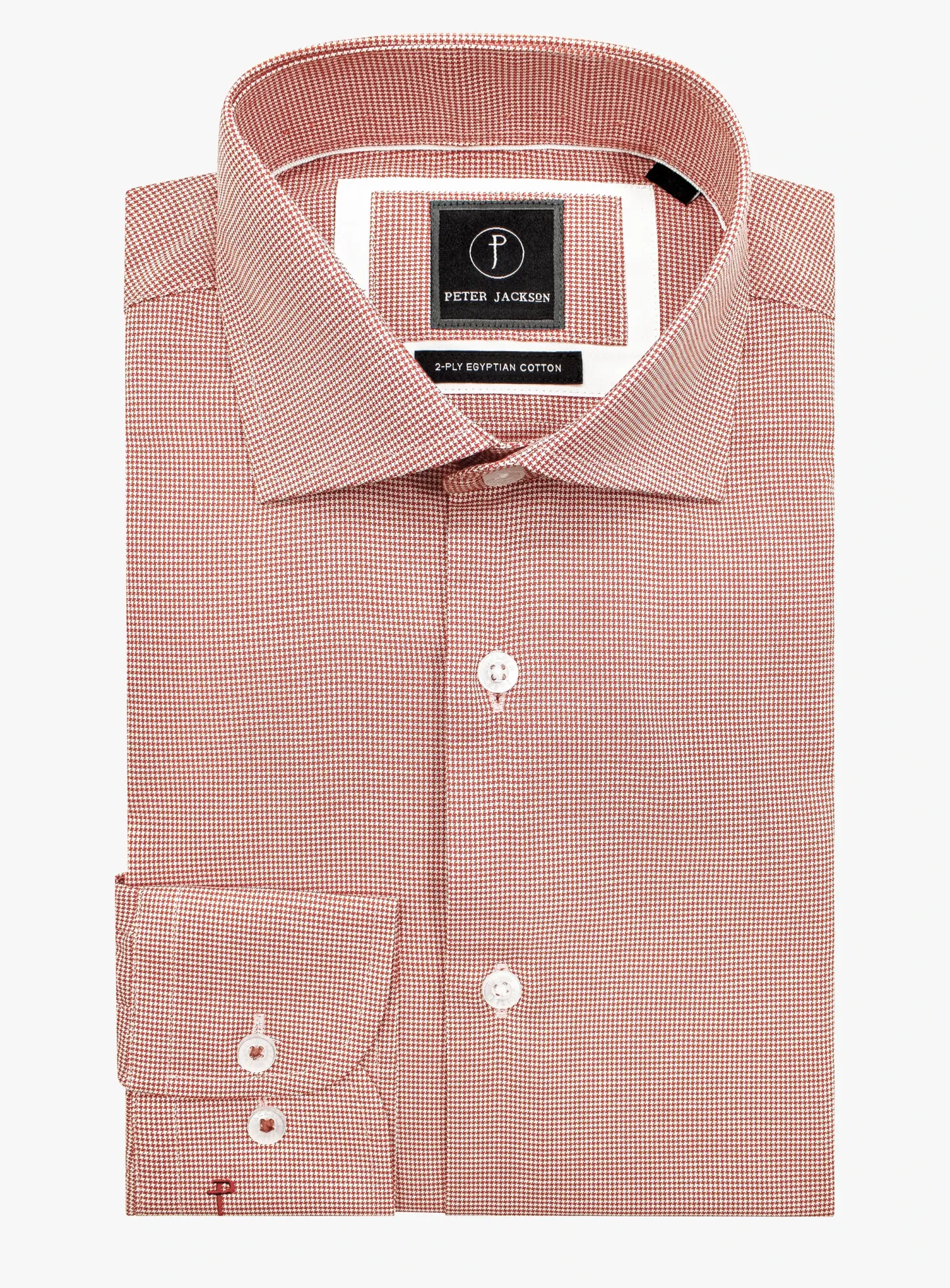 Milan Orange Puppytooth Shirt