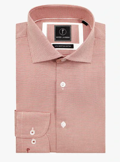 Milan Orange Puppytooth Shirt
