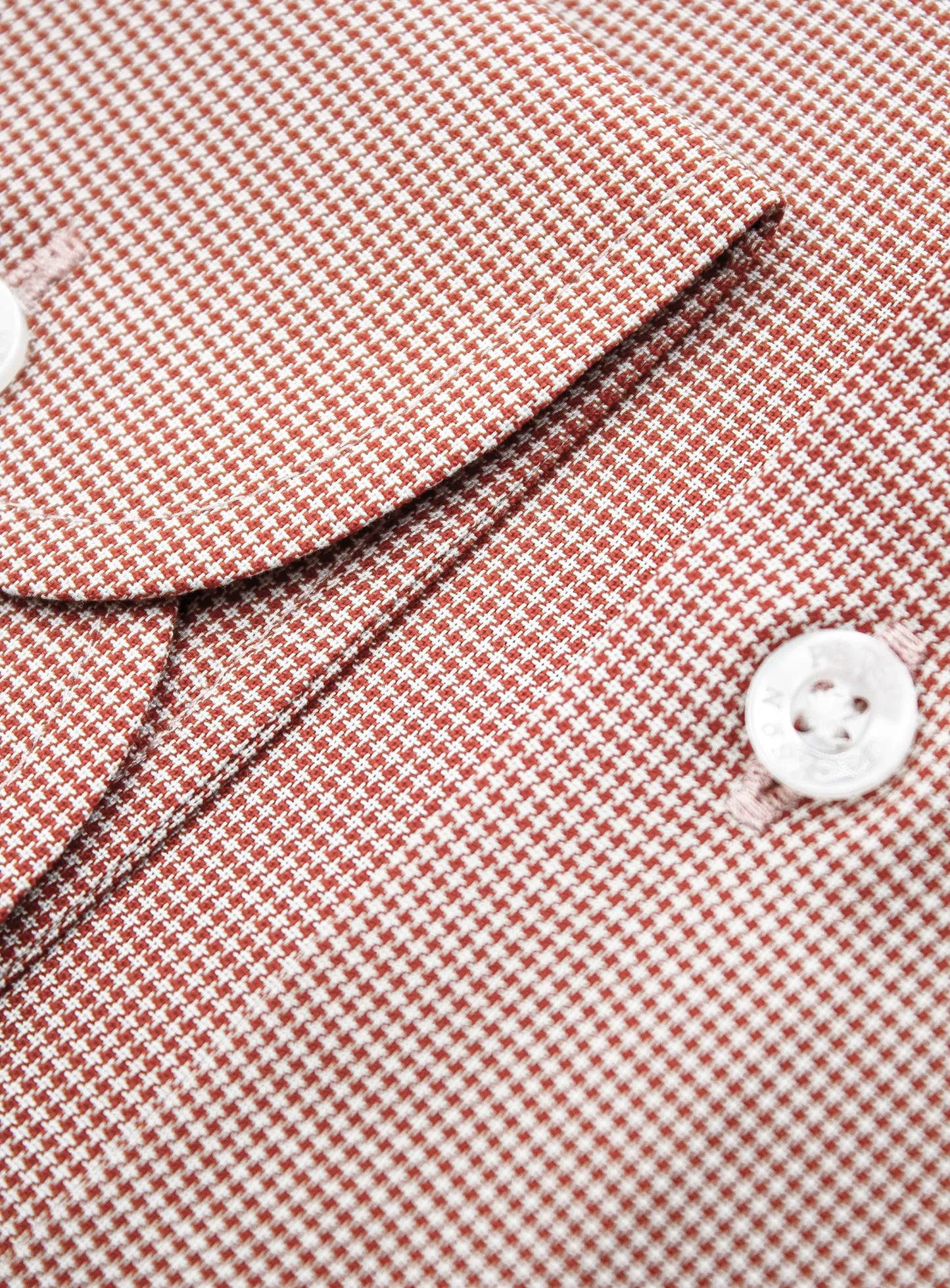 Milan Orange Puppytooth Shirt