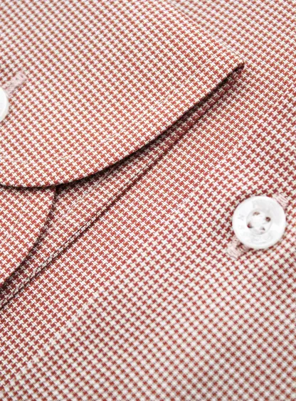 Milan Orange Puppytooth Shirt