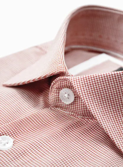 Milan Orange Puppytooth Shirt