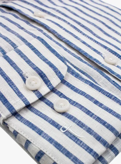 Bolzano Blue/White Stripe Shirt