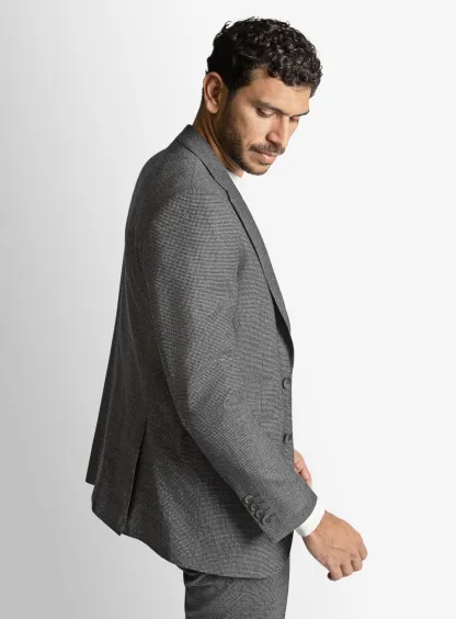 Firenze Puppytooth Charcoal Suit