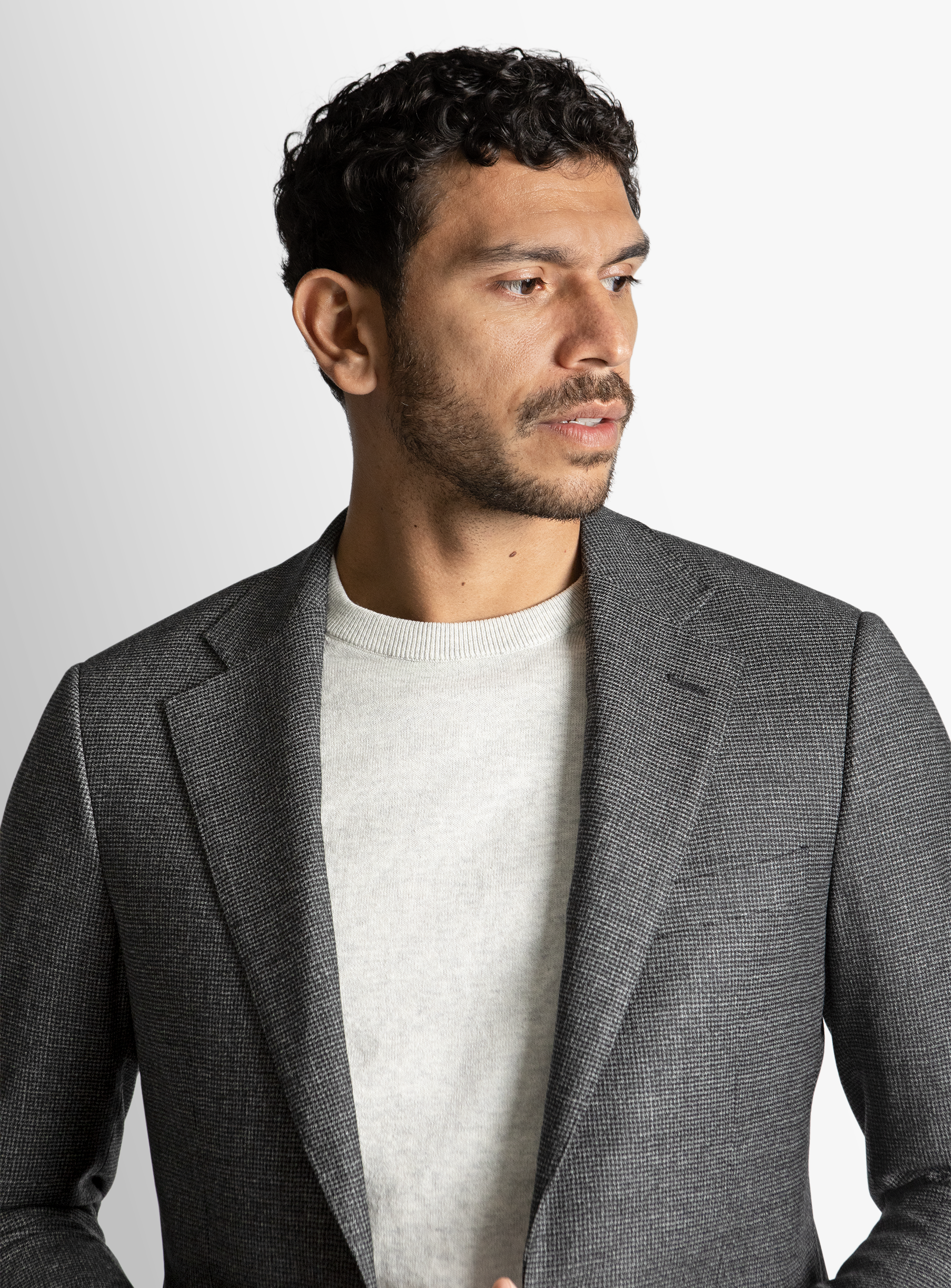 Firenze Puppytooth Charcoal Suit