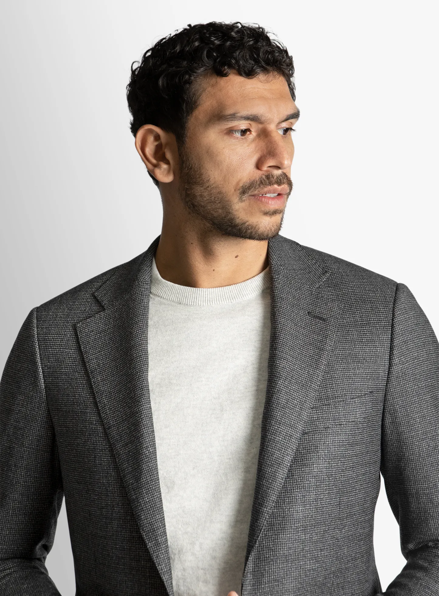 Firenze Puppytooth Charcoal Suit
