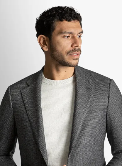 Firenze Puppytooth Charcoal Suit