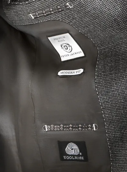 Firenze Puppytooth Charcoal Suit