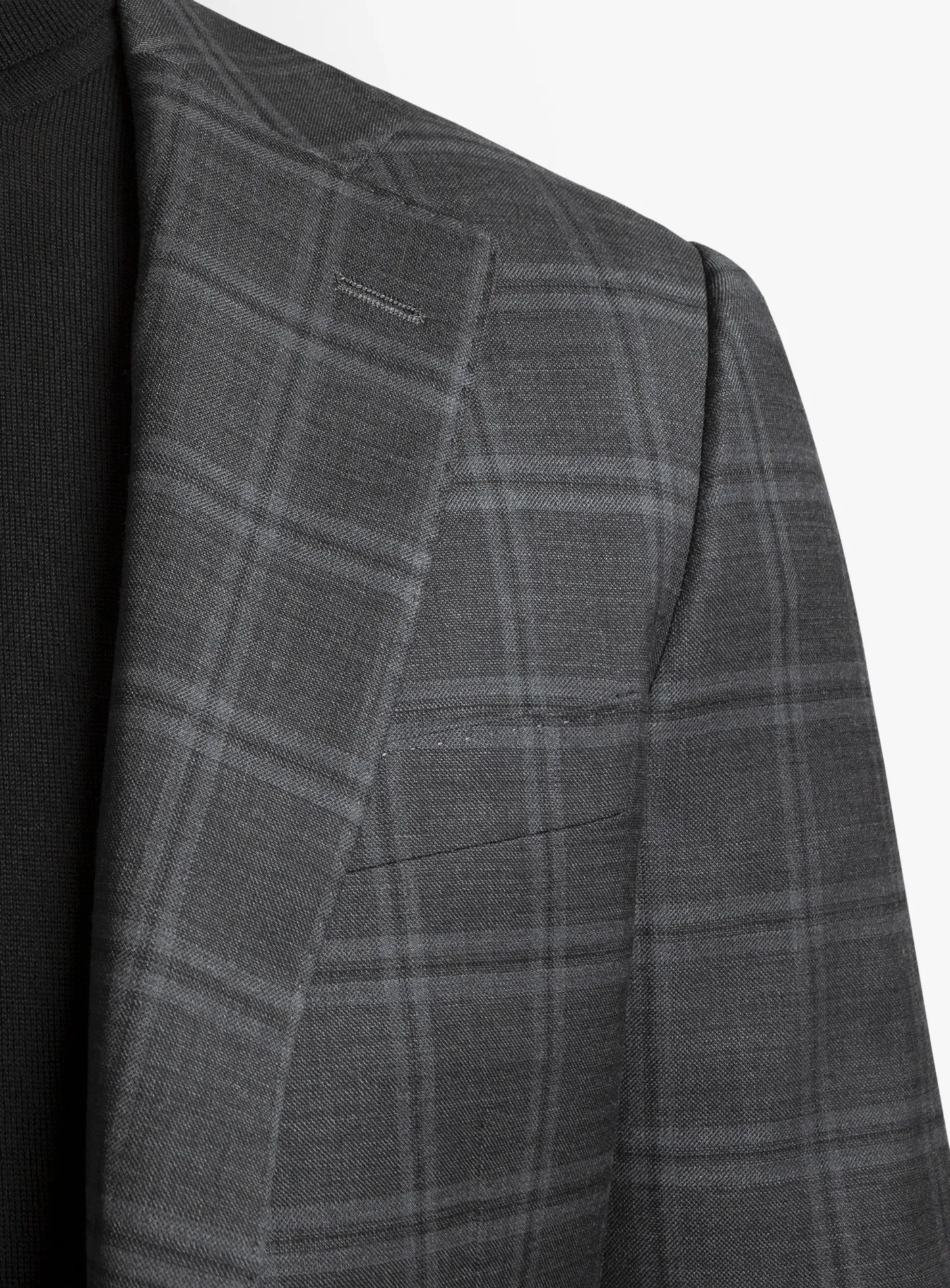 Heras Charcoal Check Suit