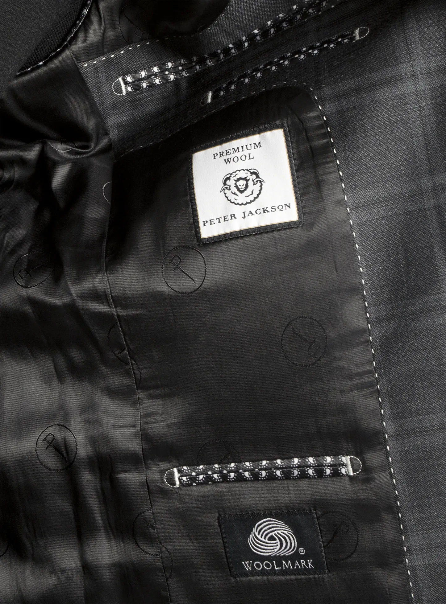 Heras Charcoal Check Suit