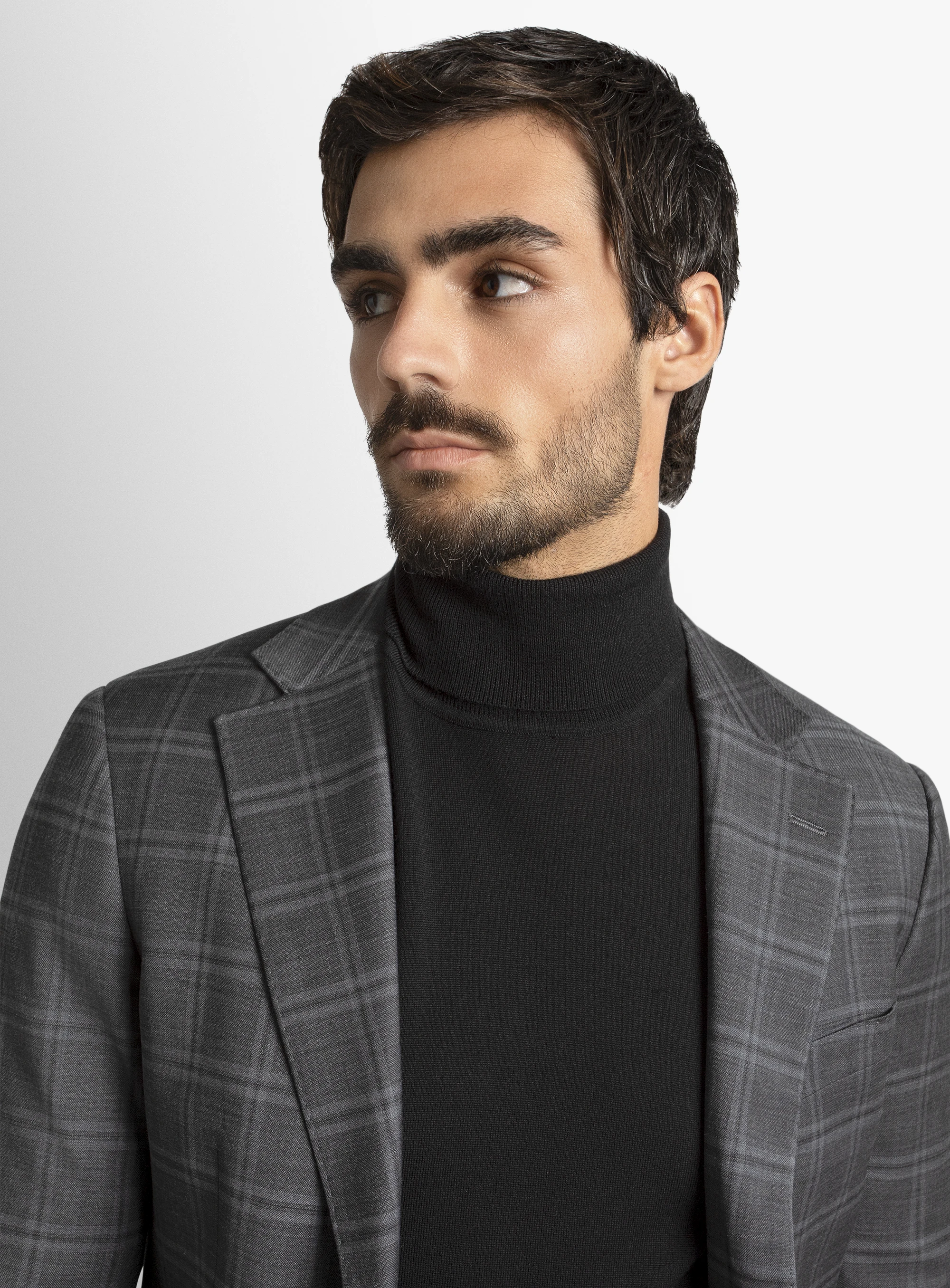 Heras Charcoal Check Suit