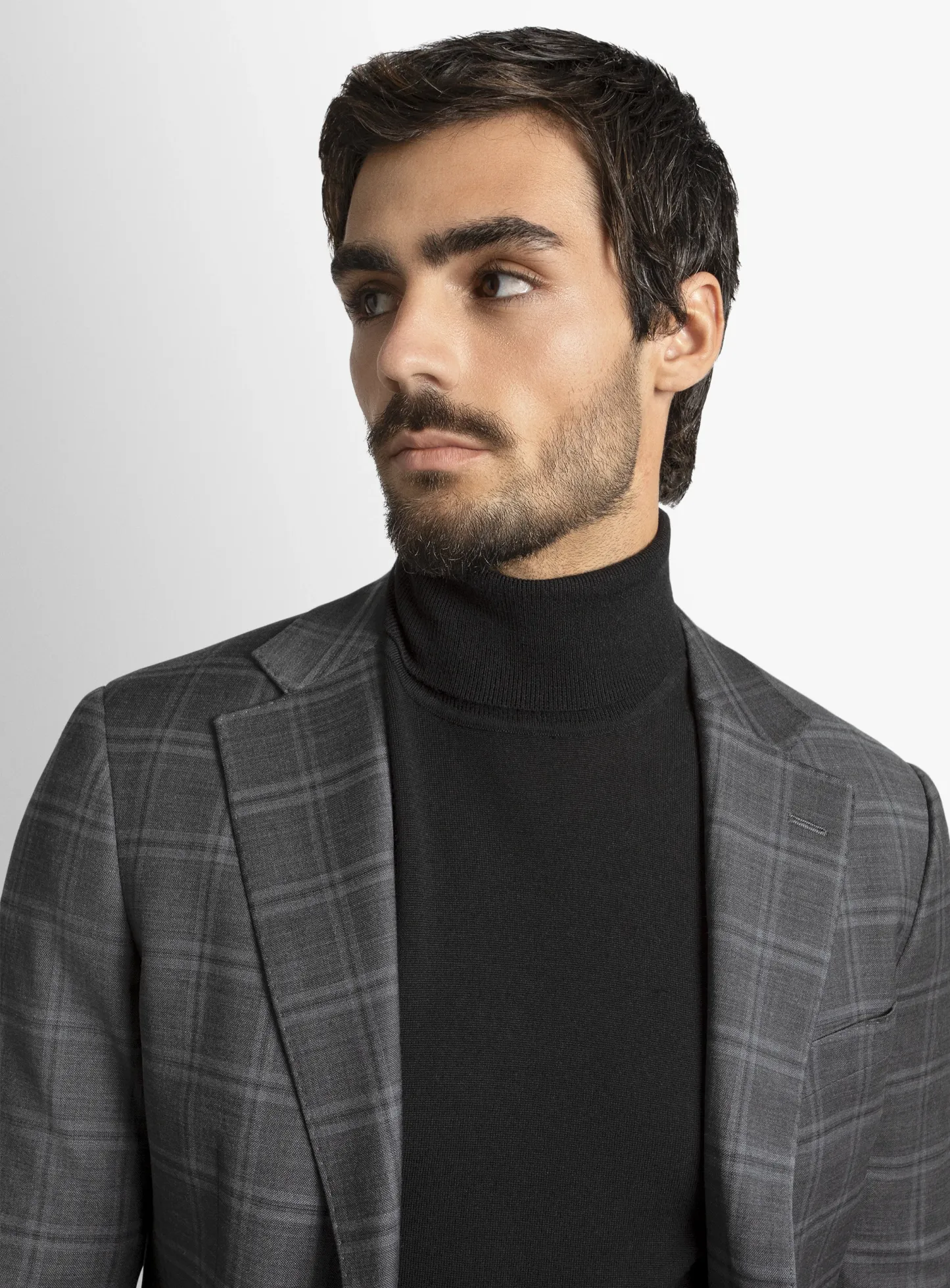 Heras Charcoal Check Suit