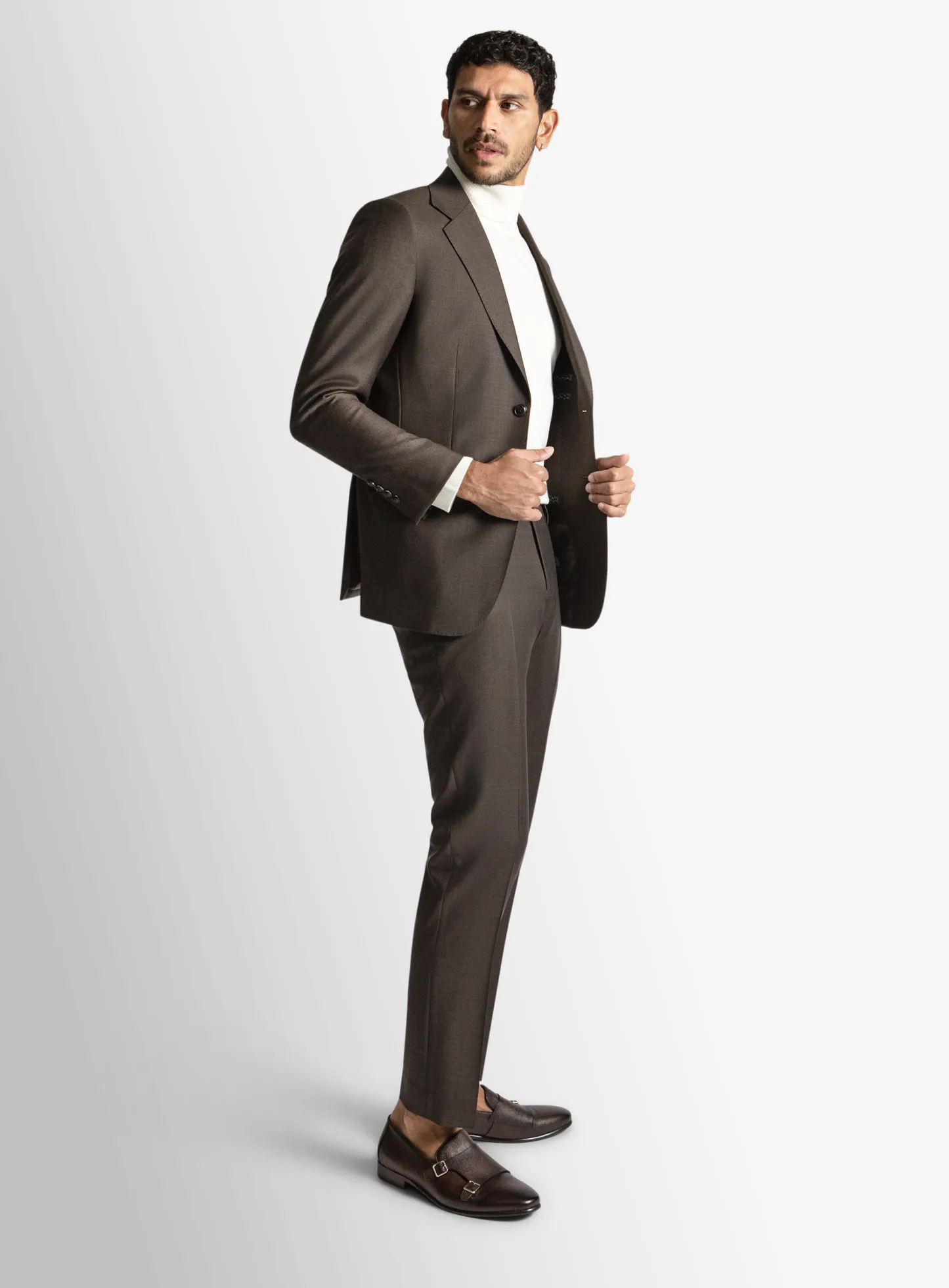 Furio Chocolate Mouline Suit