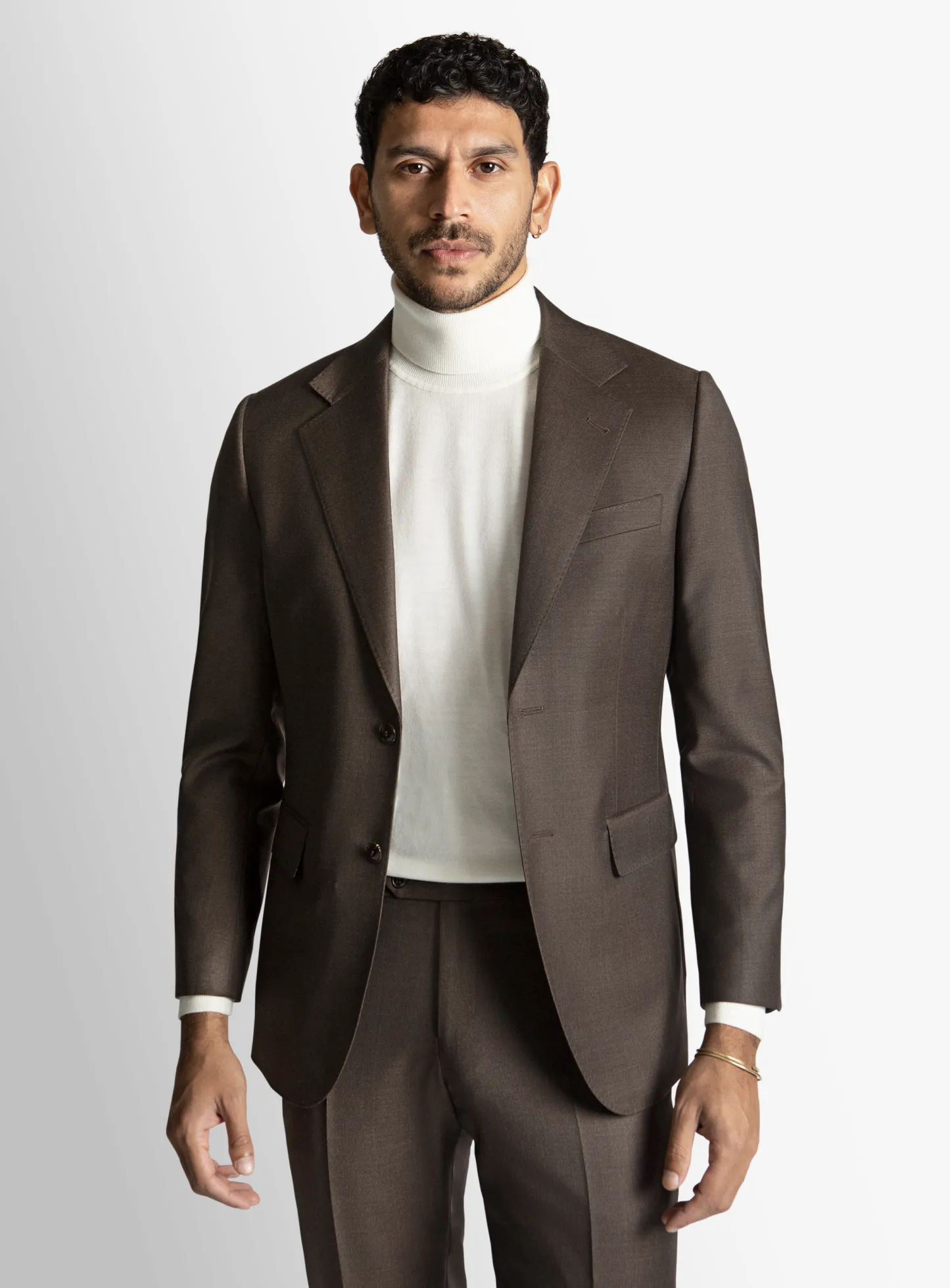 Furio Chocolate Mouline Suit